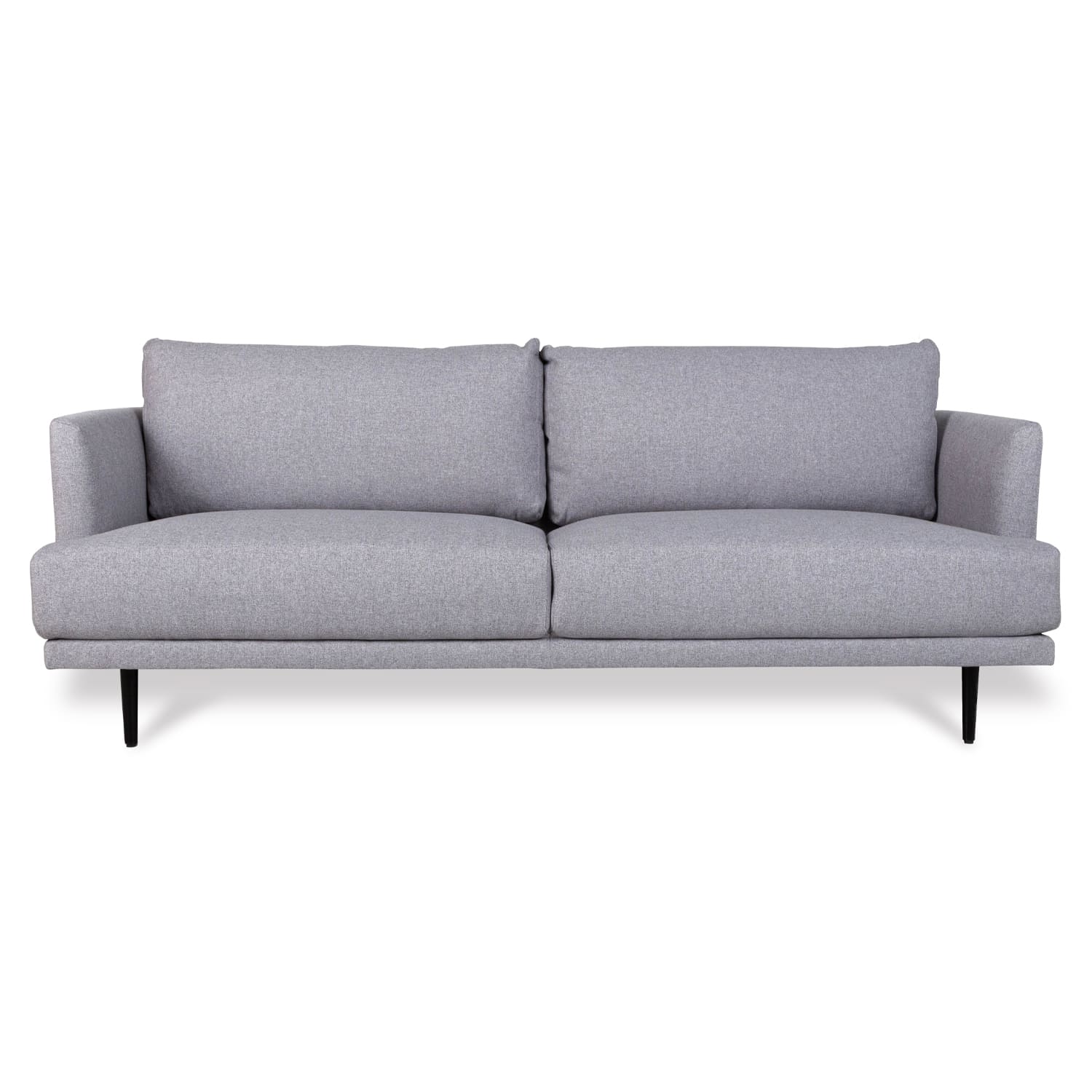 Online Warehouse Sale Aubrey Fabric 3 Seat Sofa in Jazz Grey