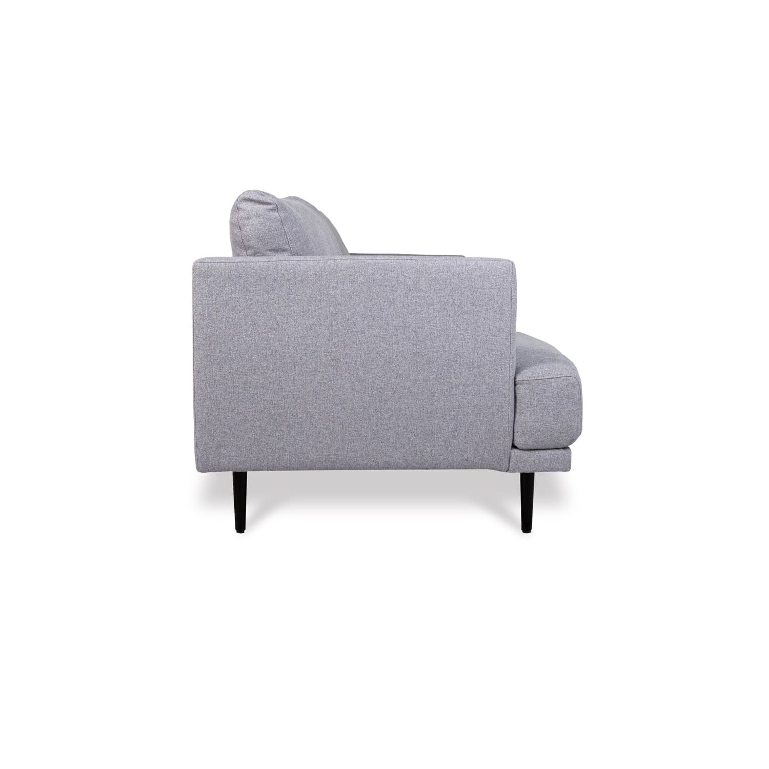 Online Warehouse Sale Aubrey Fabric 3 Seat Sofa in Jazz Grey