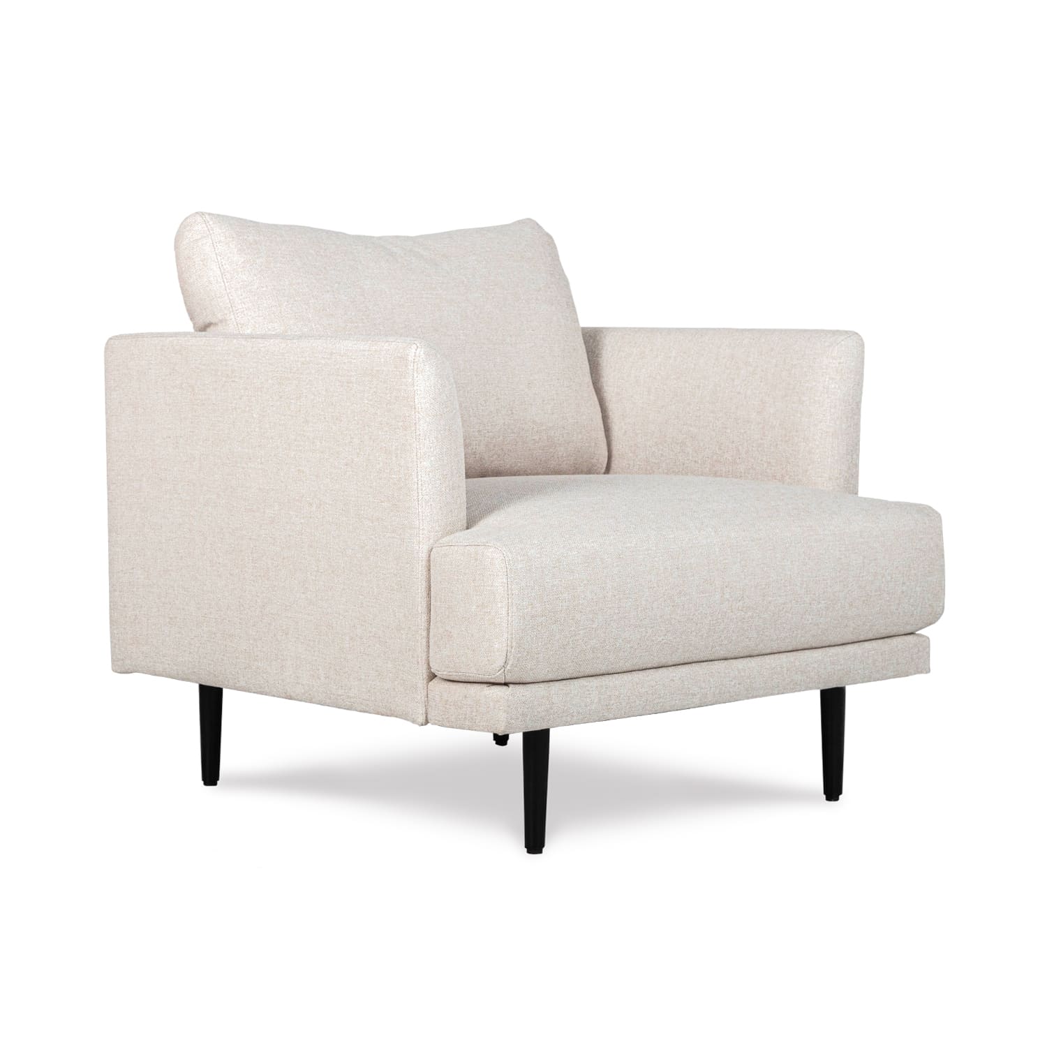 Online Warehouse Sale Aubrey Fabric Chair in Jazz Cream