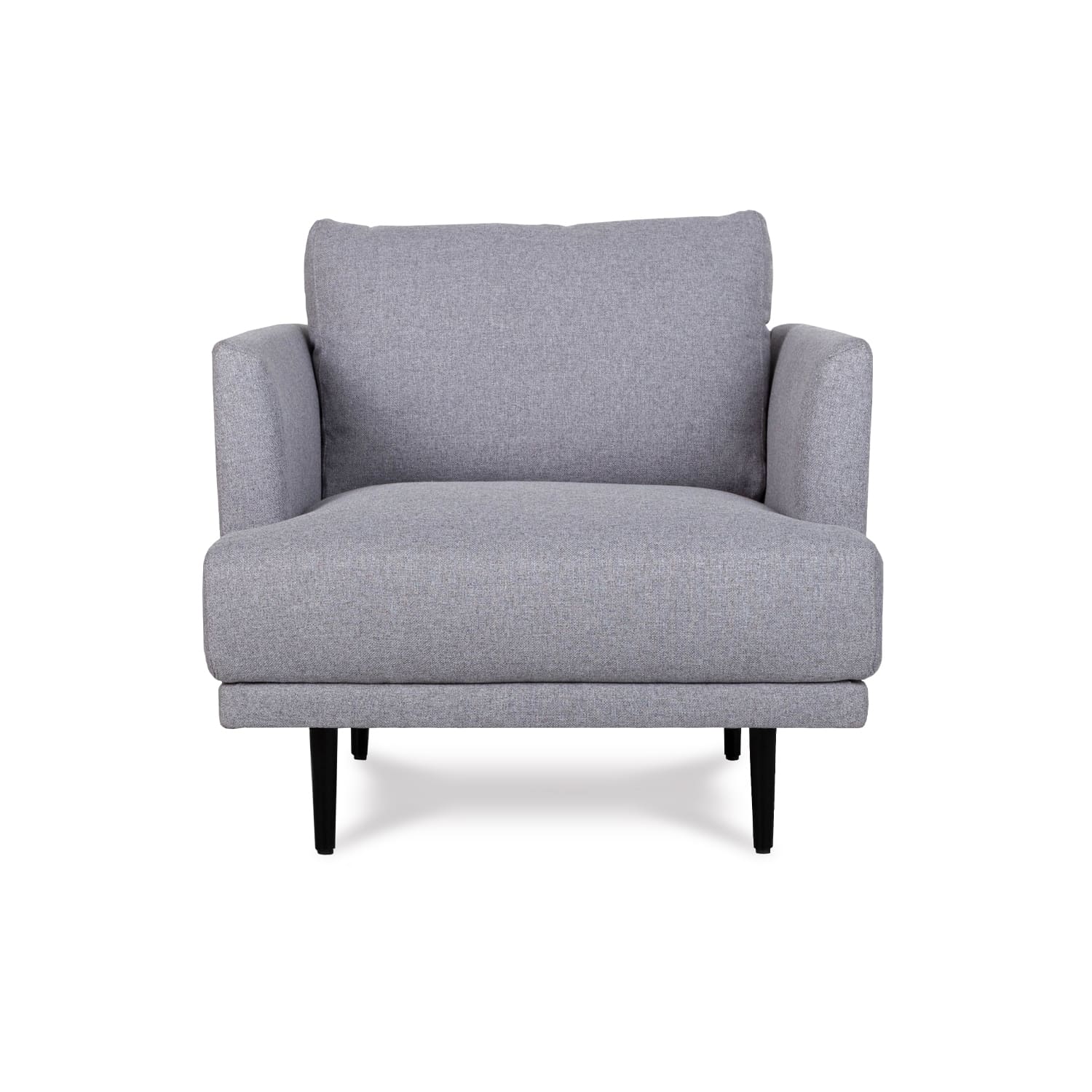 Online Warehouse Sale Aubrey Fabric Chair in Jazz Grey