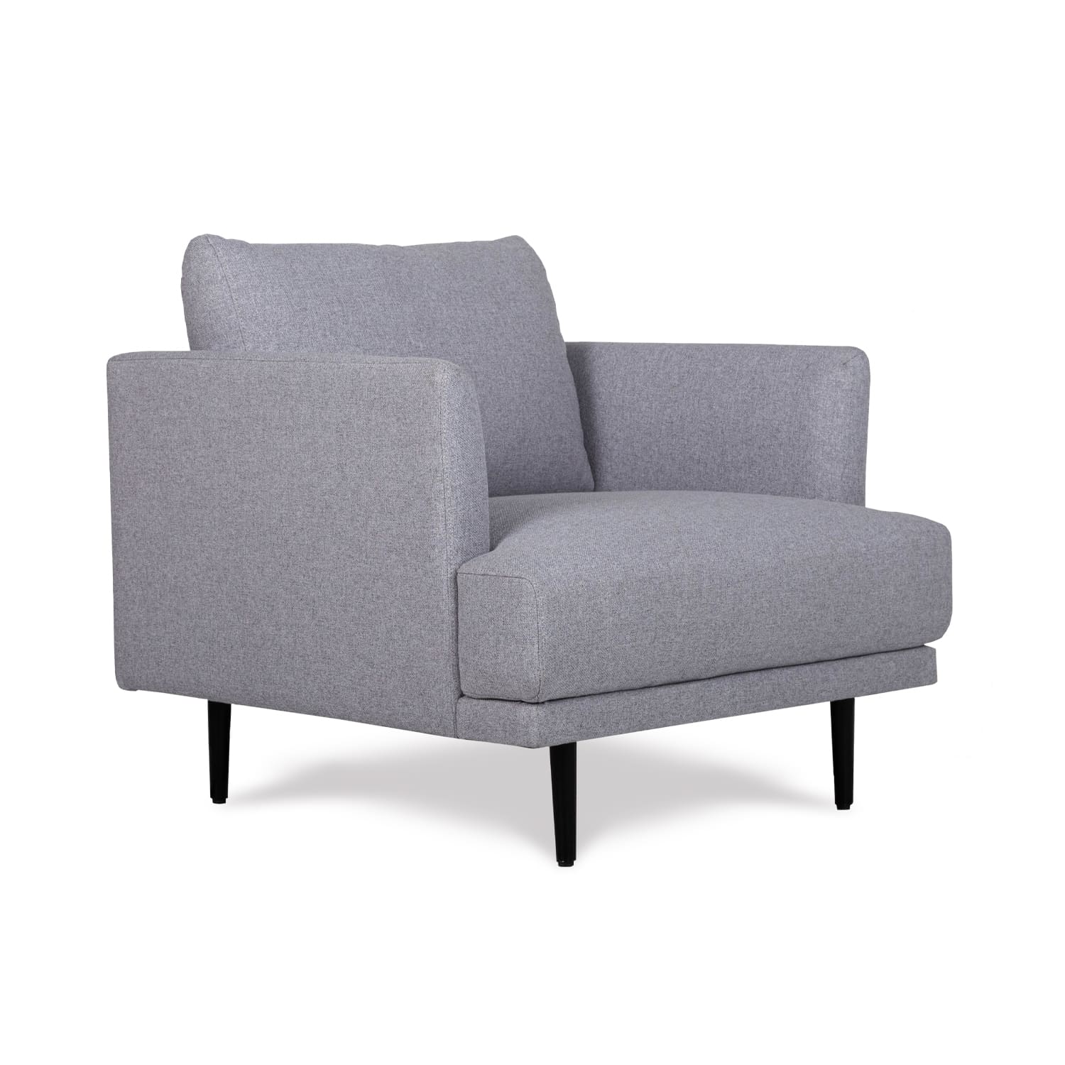 Online Warehouse Sale Aubrey Fabric Chair in Jazz Grey