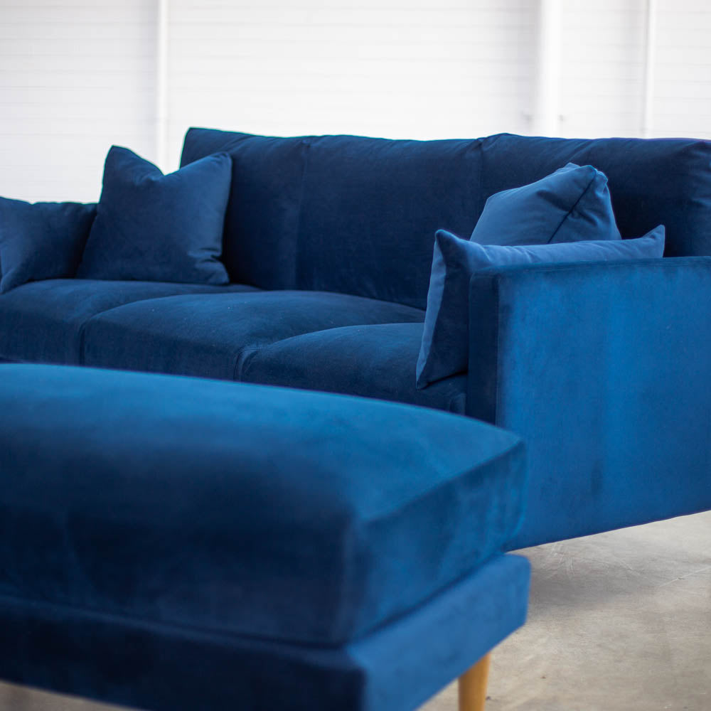 Anna Velvet 3 Seat Sofa