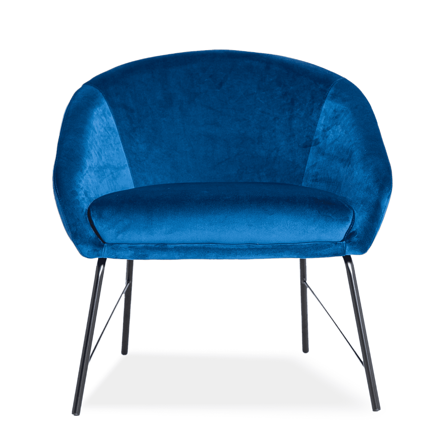 Imperfect Arlo Vogue Velvet Chair in Fornice Navy