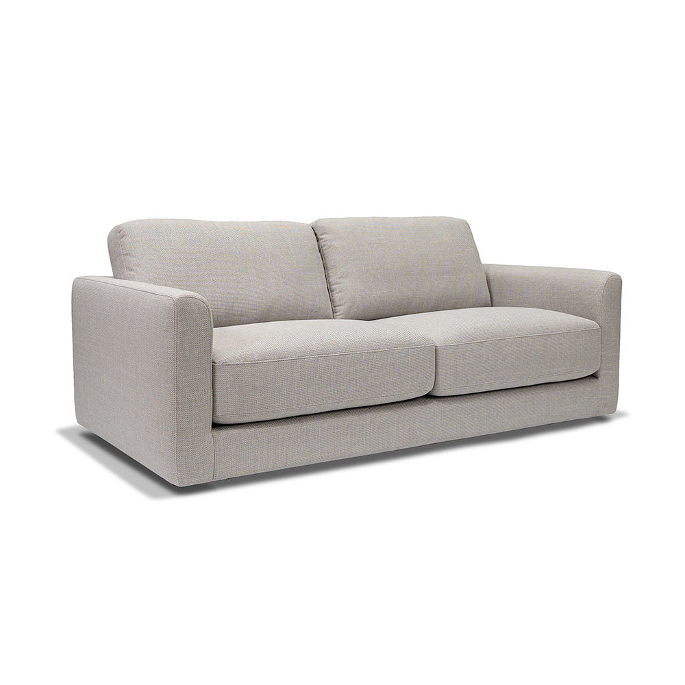 Online Warehouse Sale Bella Fabric 3 Seat Sofa in Montego Pewter