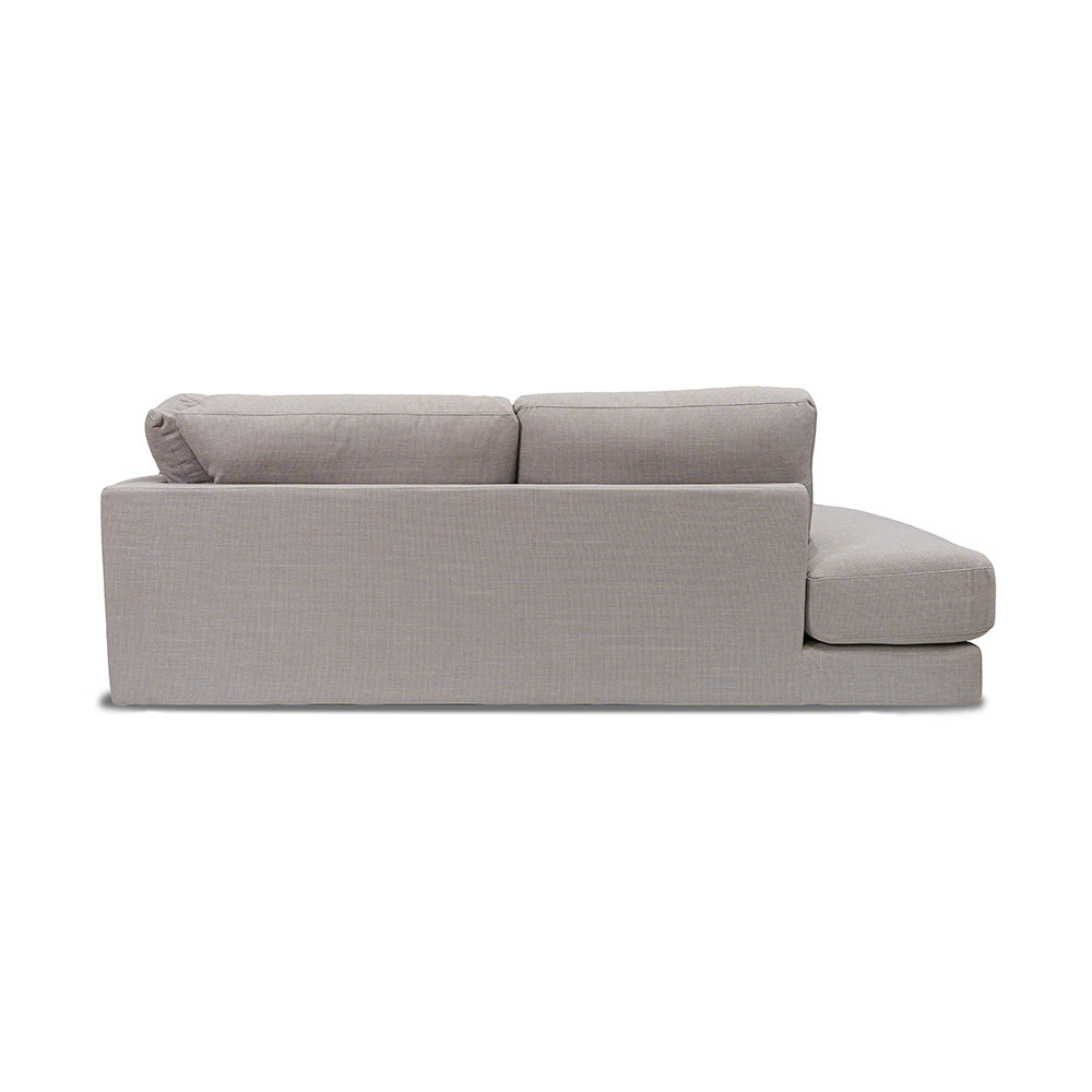 Online Warehouse Sale Bella Fabric Left Side Facing Chaise Lounge in Montego Pewter