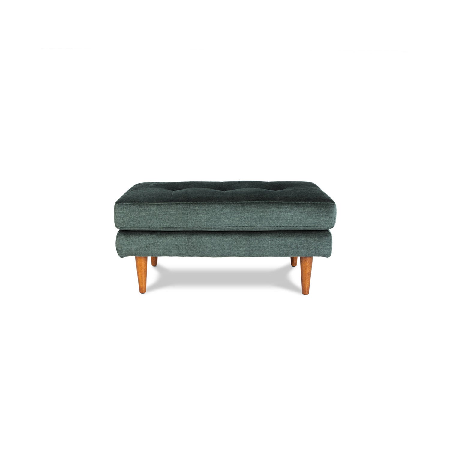 Online Warehouse Sale Classic Vogue Velvet Ottoman in Vogue Moss