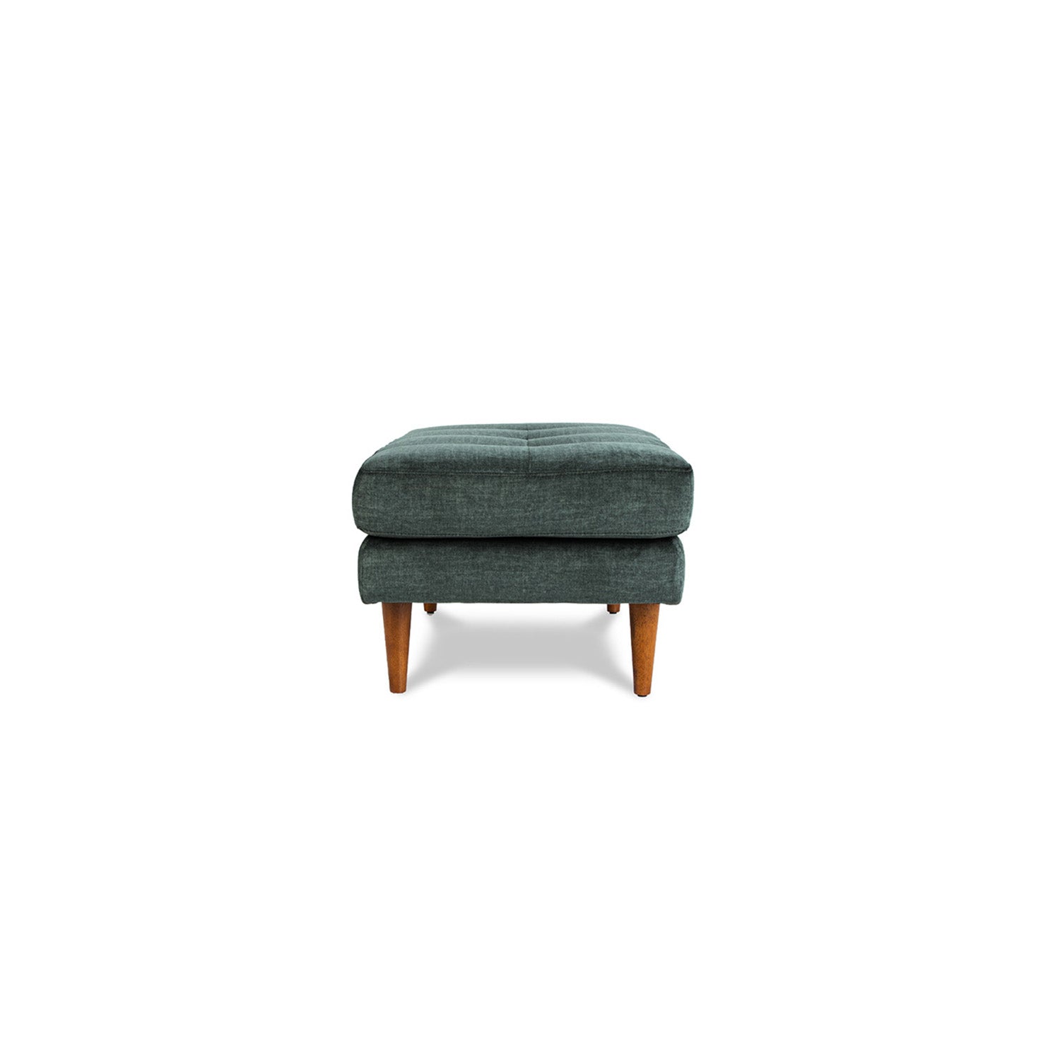 Online Warehouse Sale Classic Vogue Velvet Ottoman in Vogue Moss