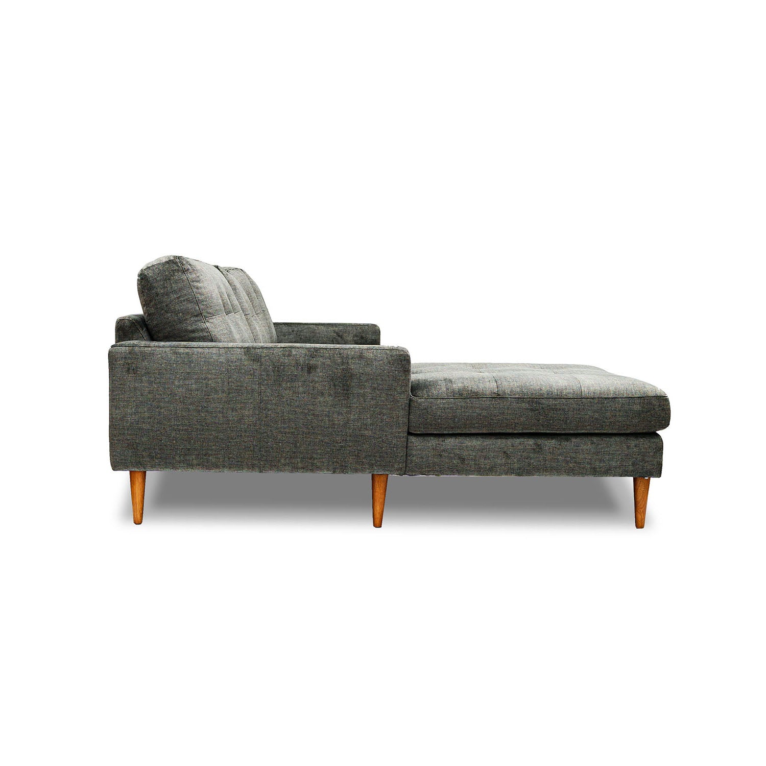 Classic Vogue Velvet Left Side Facing Chaise Lounge