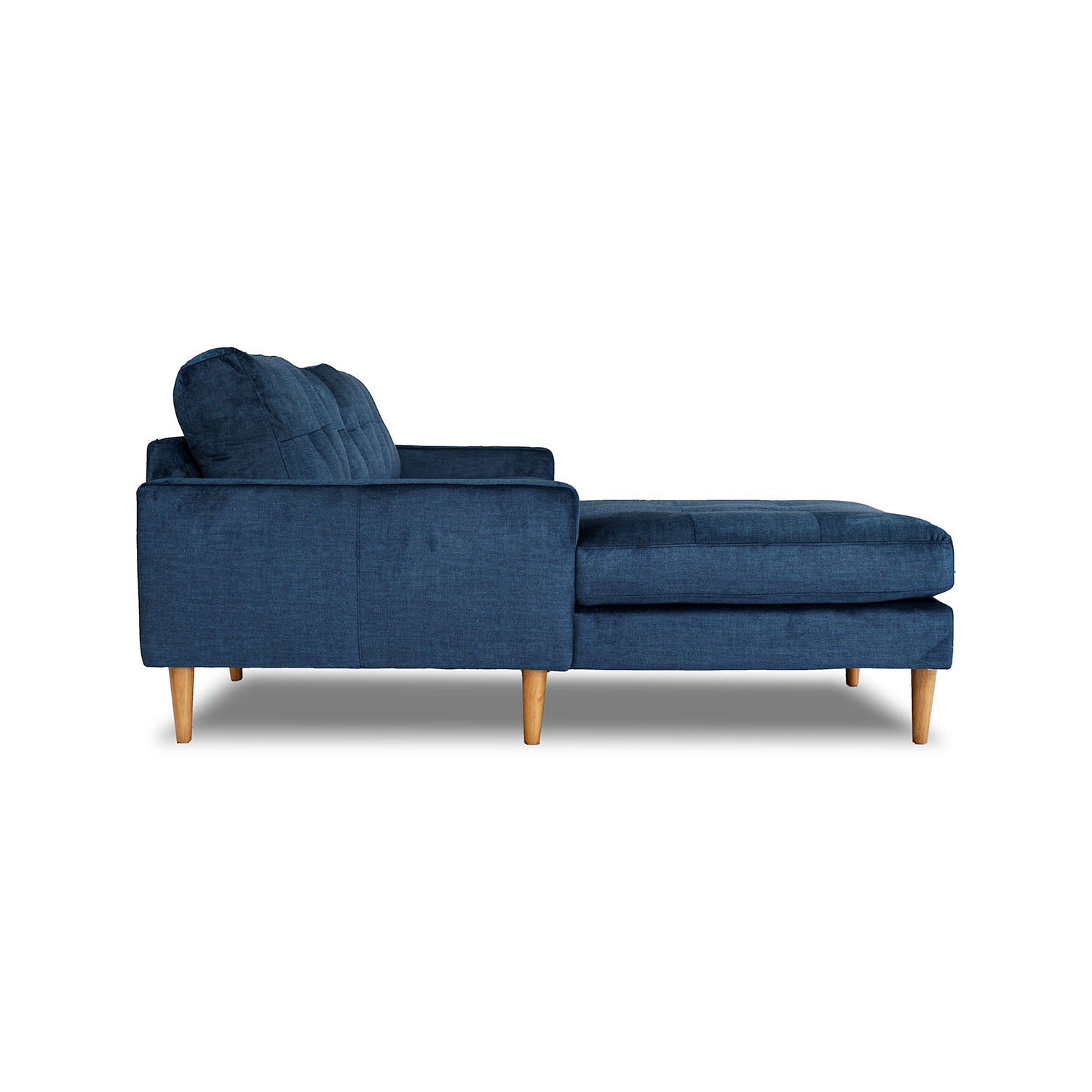 Classic Vogue Velvet Left Side Facing Chaise Lounge