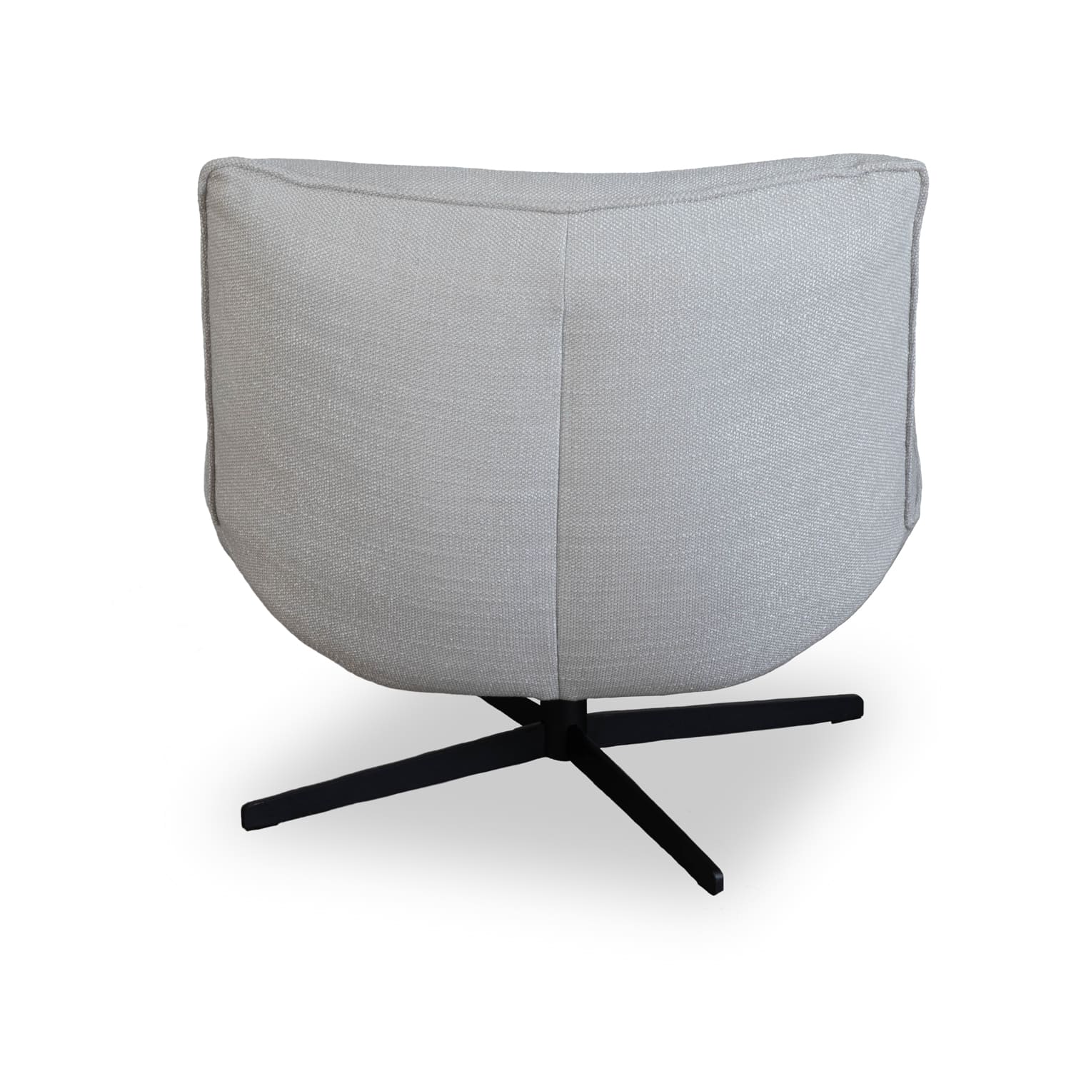 Global Fabric Swivel Chair in Aries Silver