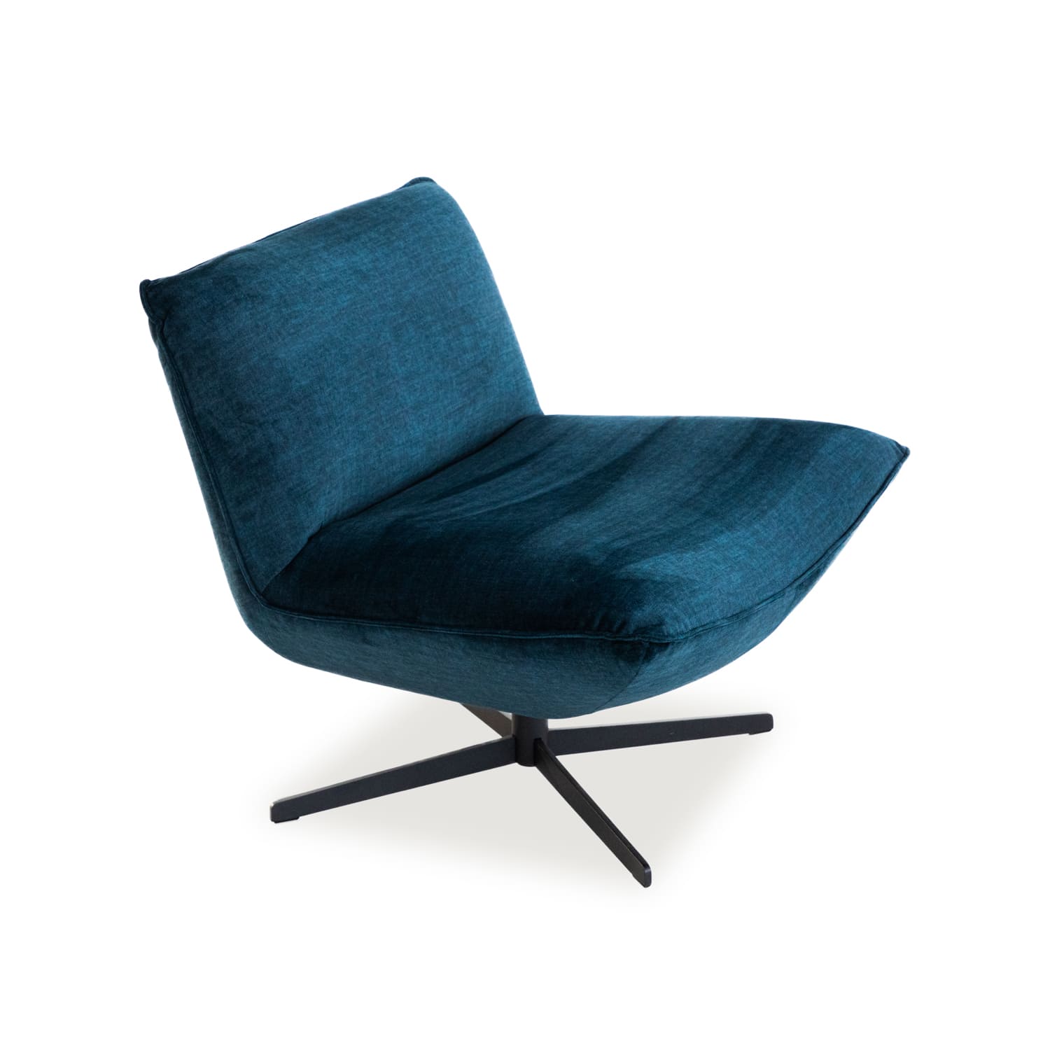 Online Warehouse Sale Global Fabric Swivel Chair in Vogue Ocean