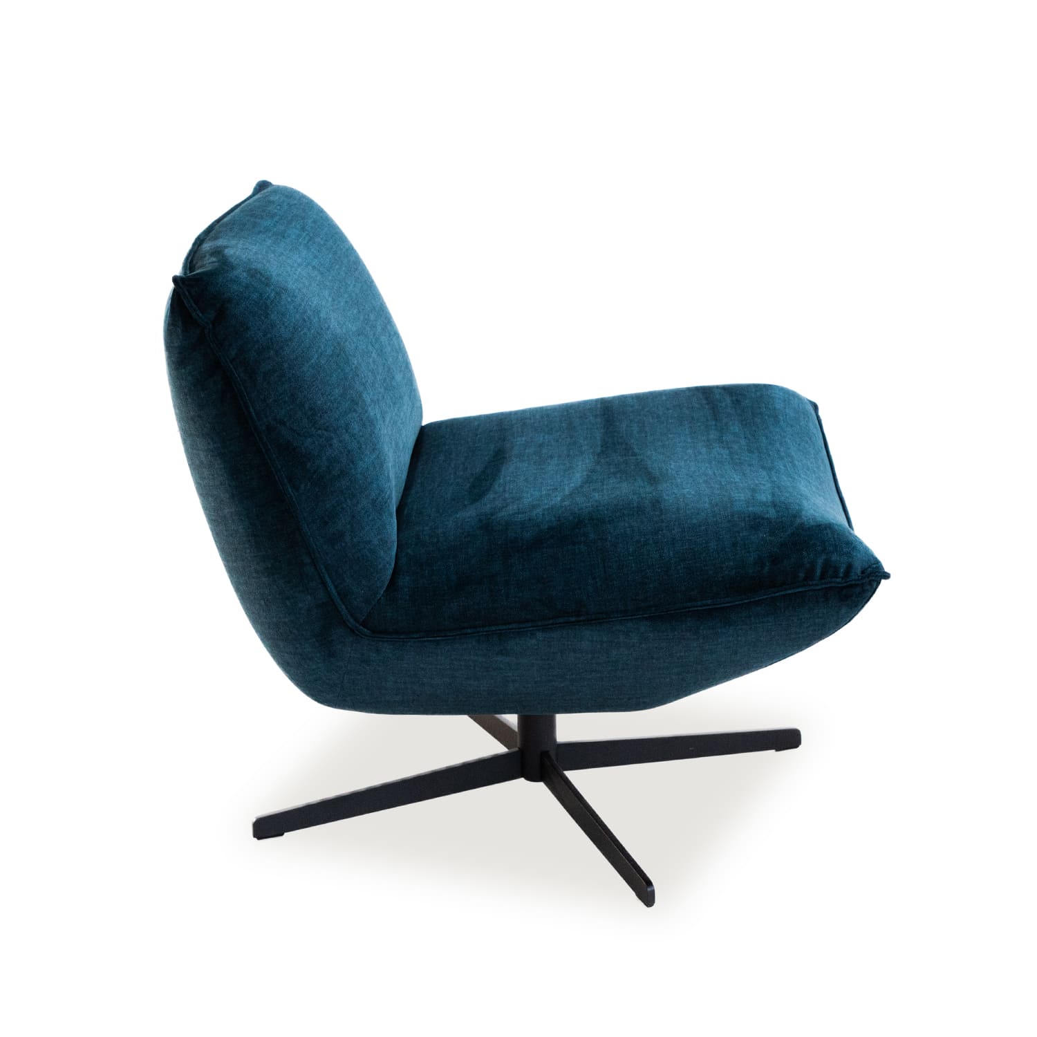 Online Warehouse Sale Global Fabric Swivel Chair in Vogue Ocean