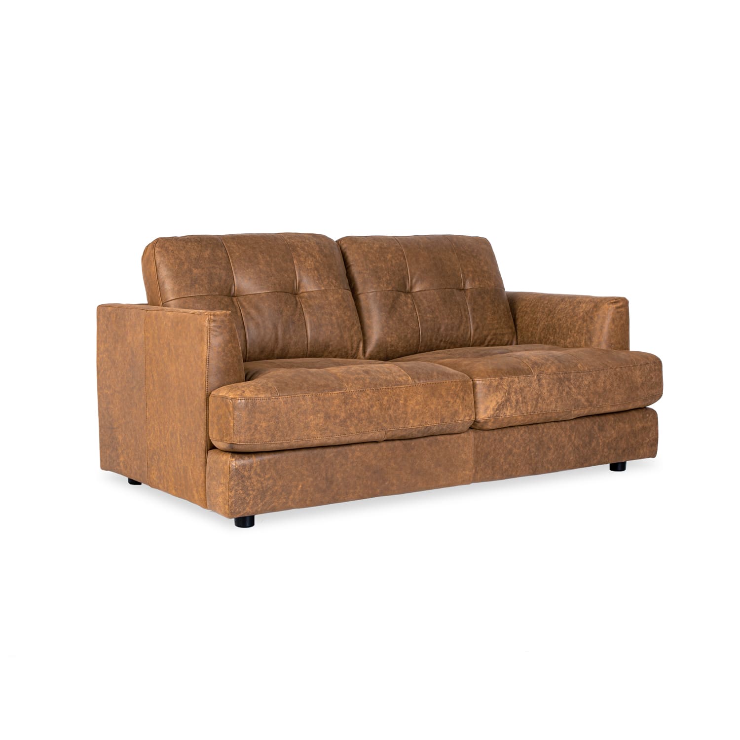 Online Warehouse Sale Harmony Leather 2.5 Seat Sofa in Brumby Natural