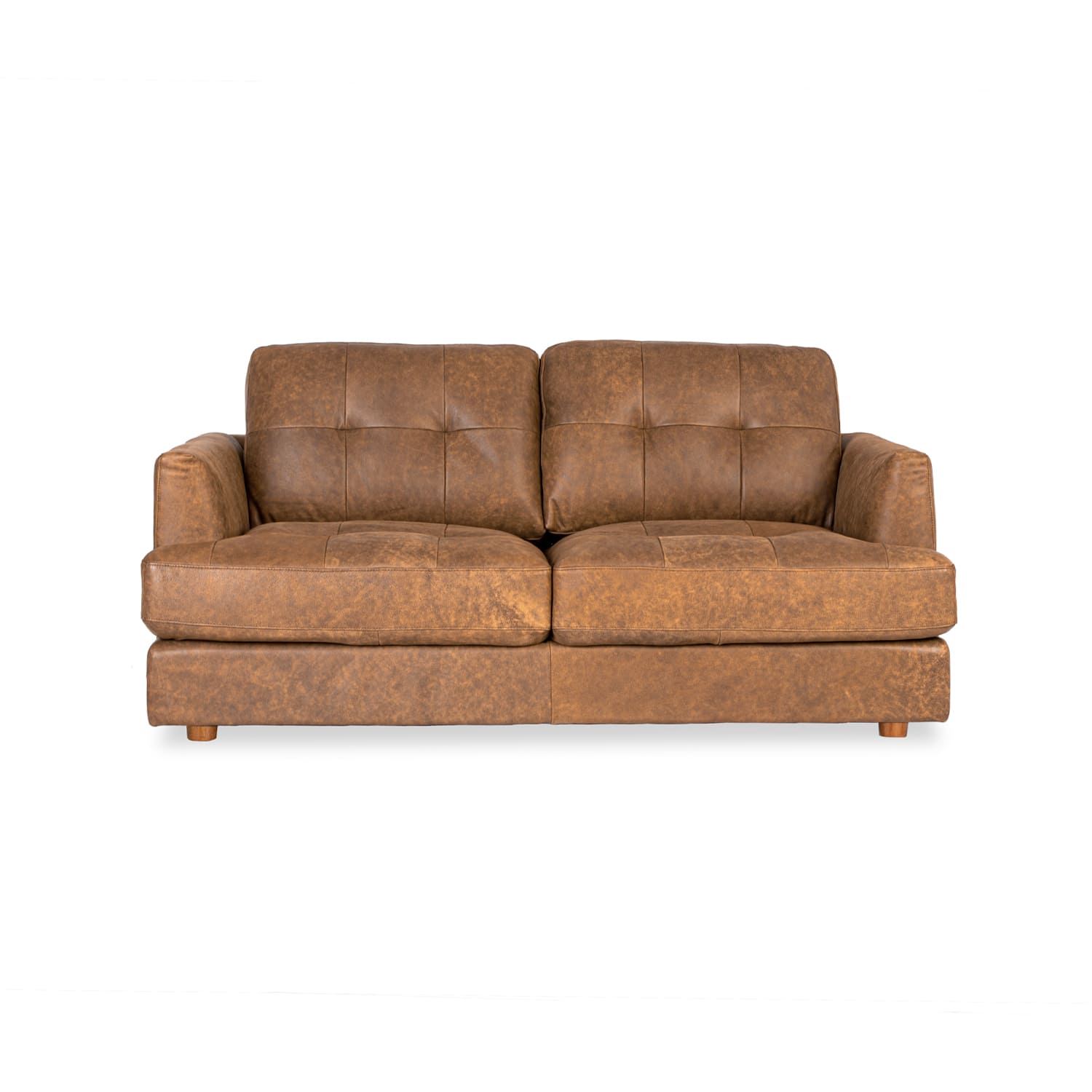 Online Warehouse Sale Harmony Leather 2.5 Seat Sofa in Brumby Natural