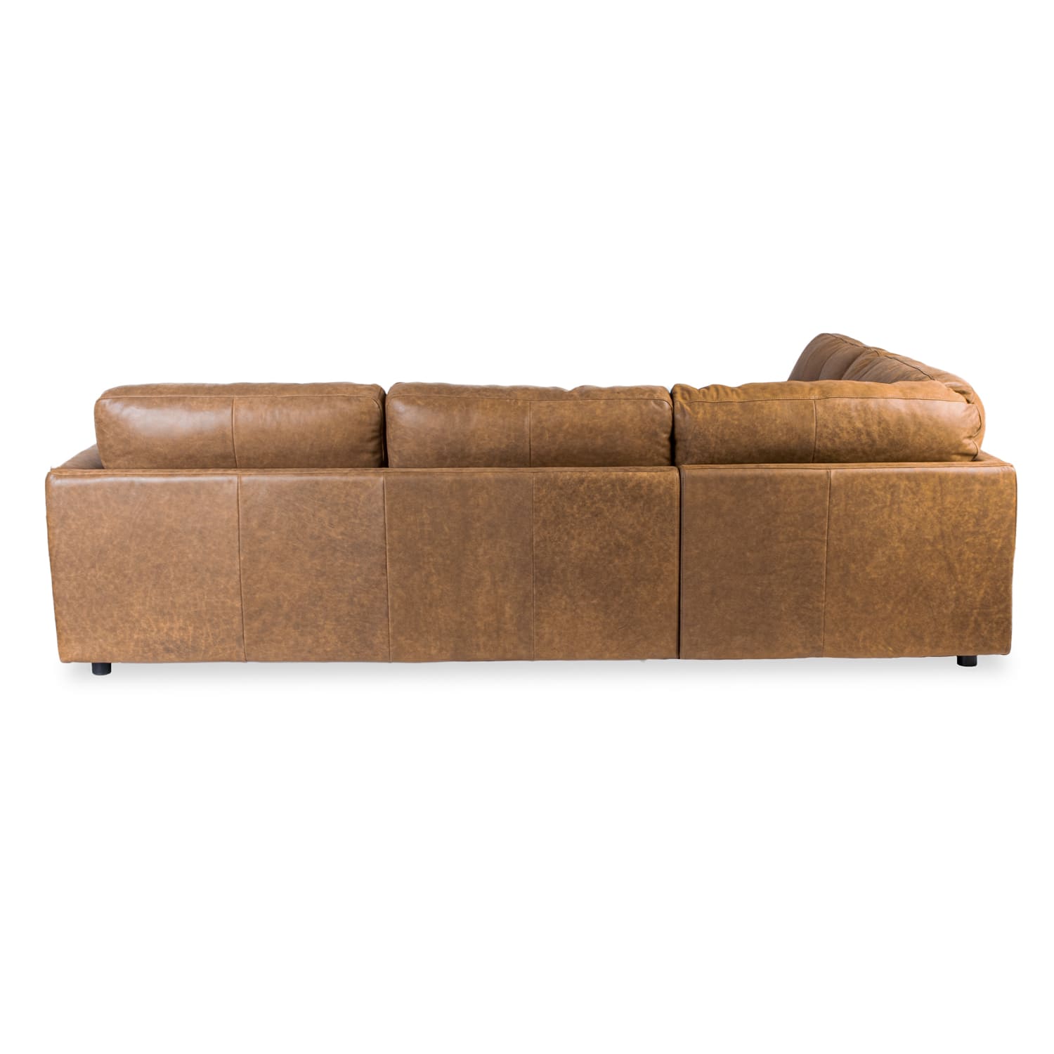 Online Warehouse Sale Harmony Leather Left Side Facing Chaise Lounge in Brumby Natural