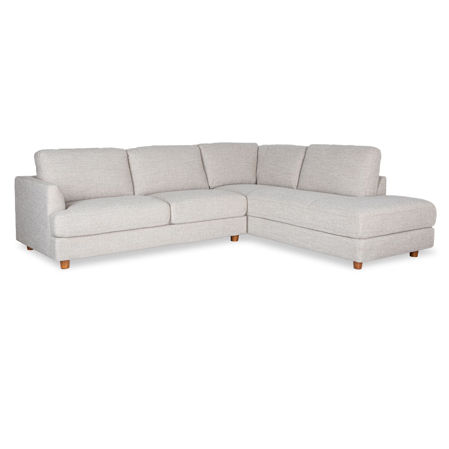 Online Warehouse Sale Haven Fabric Right Side Facing Chaise Lounge in Torelli Dove