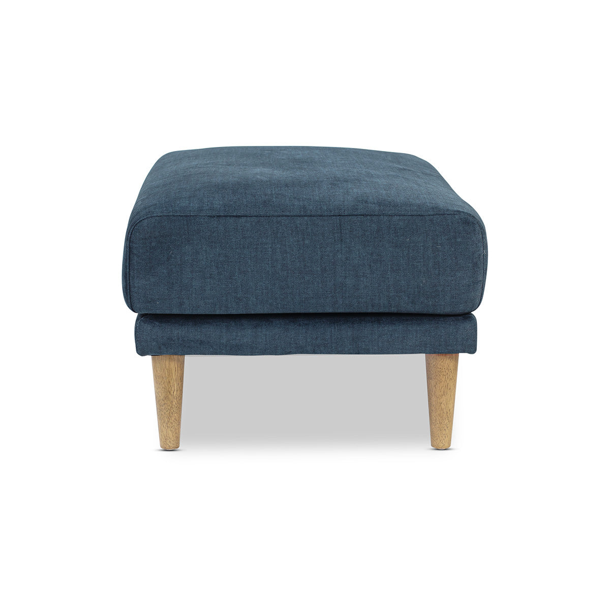 Online Warehouse Sale Marie Vogue Velvet Large Ottoman in Vogue Ocean