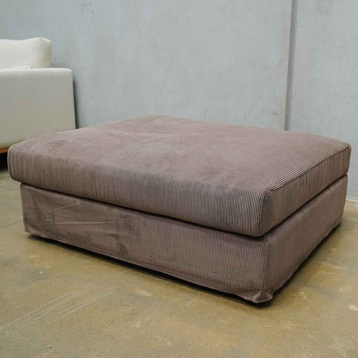 Imperfect Janson Extra Large Ottoman in Encore