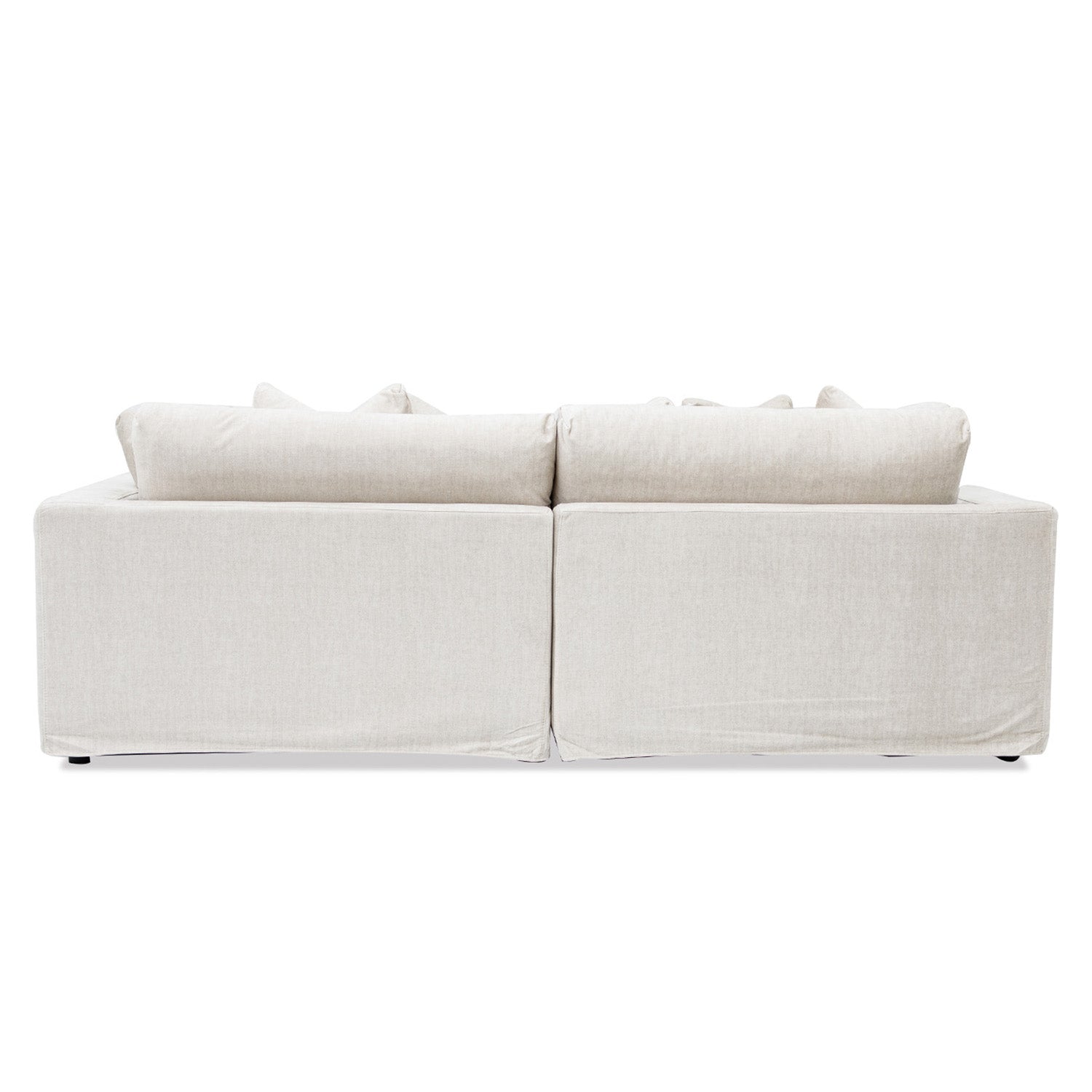 Online Warehouse Sale Janson Vogue Velvet 4 Seat Sofa in Vogue Cream