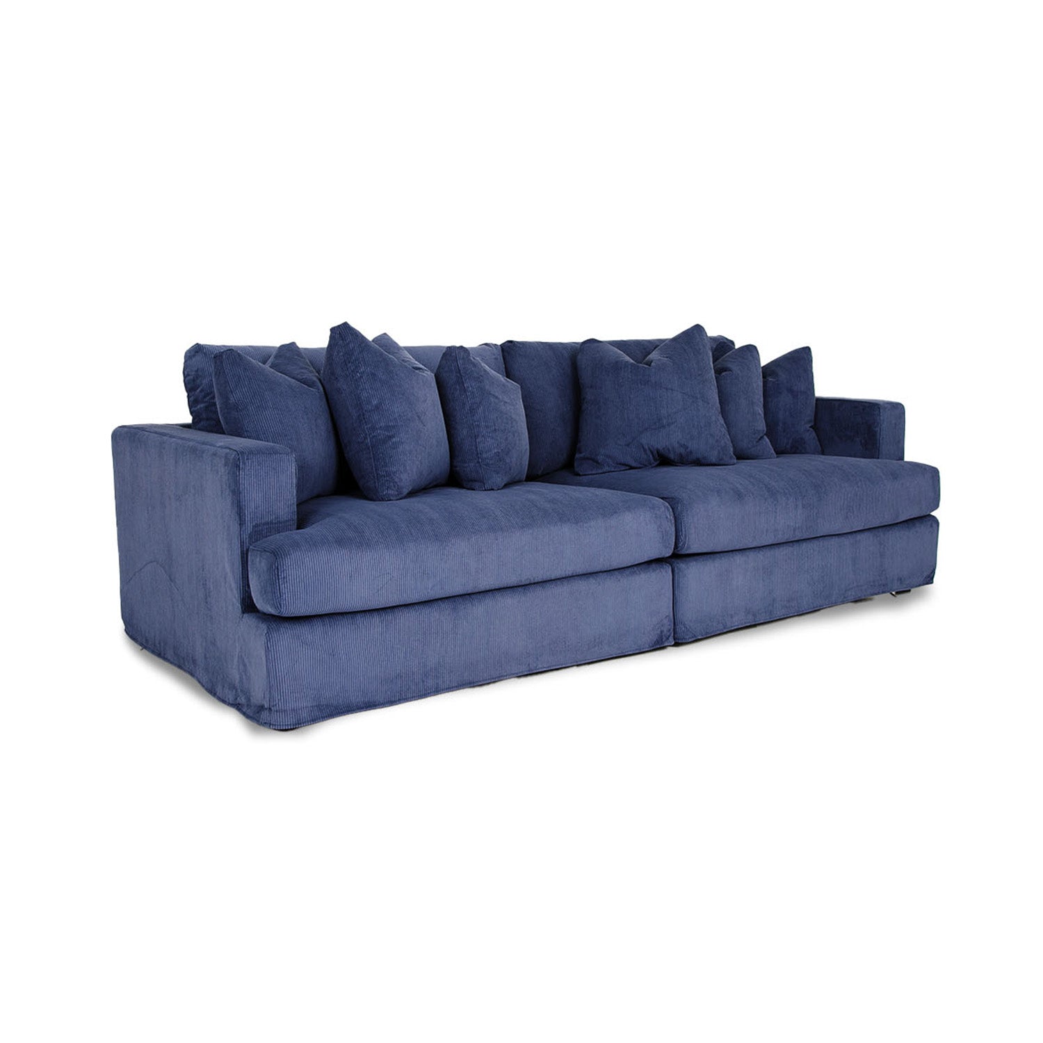 Janson Corduroy 4 Seat Sofa in Encore Ink