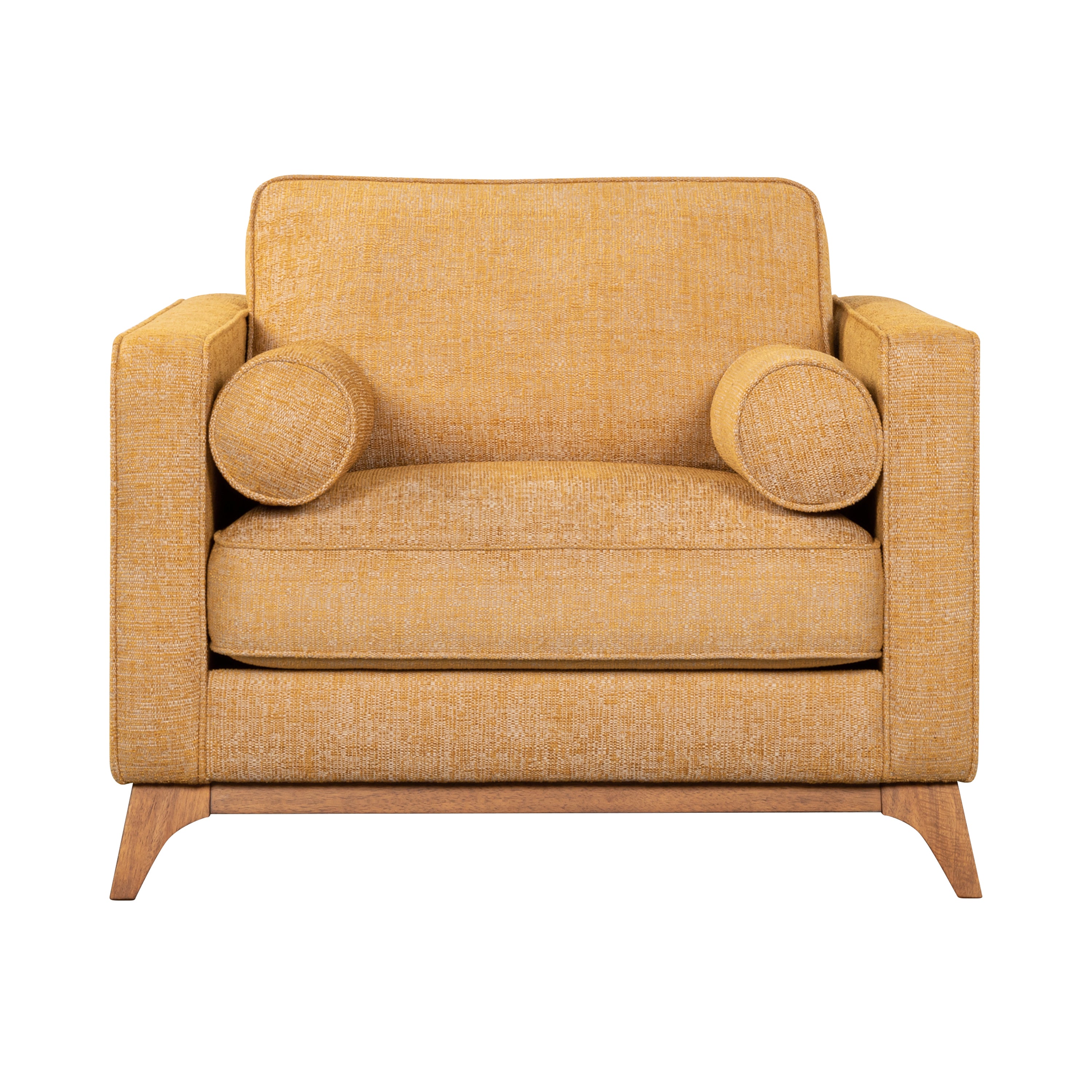 Imperfect Avenue Fabric Chair in Forza Mustard