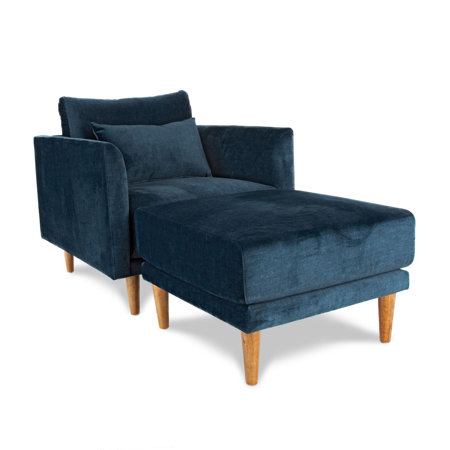 Online Warehouse Sale Marie Vogue Velvet Chair in Vogue Ocean