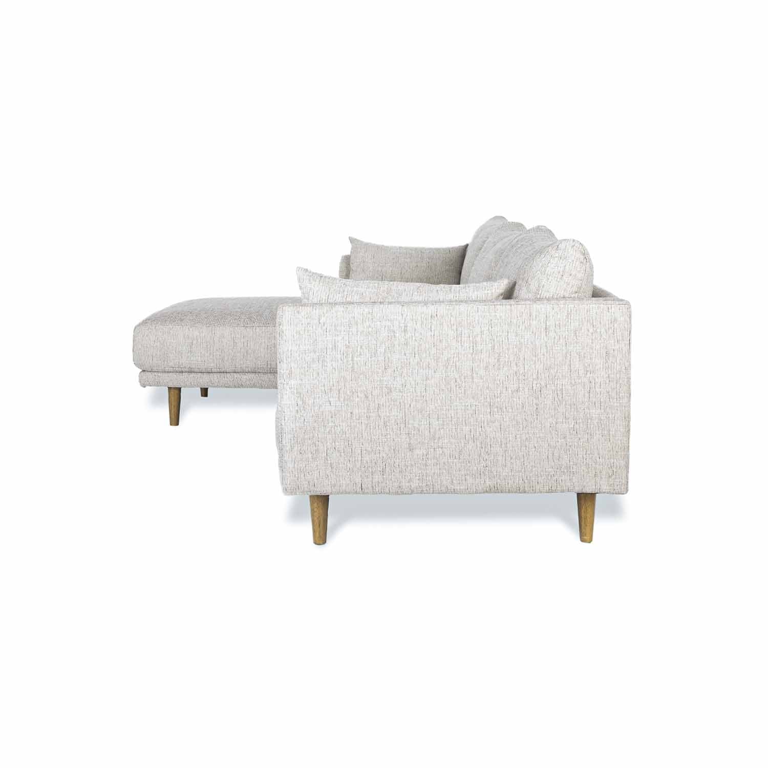 Online Warehouse Sale Marie Fabric Left Side Facing Chaise Lounge in Dublin Natural