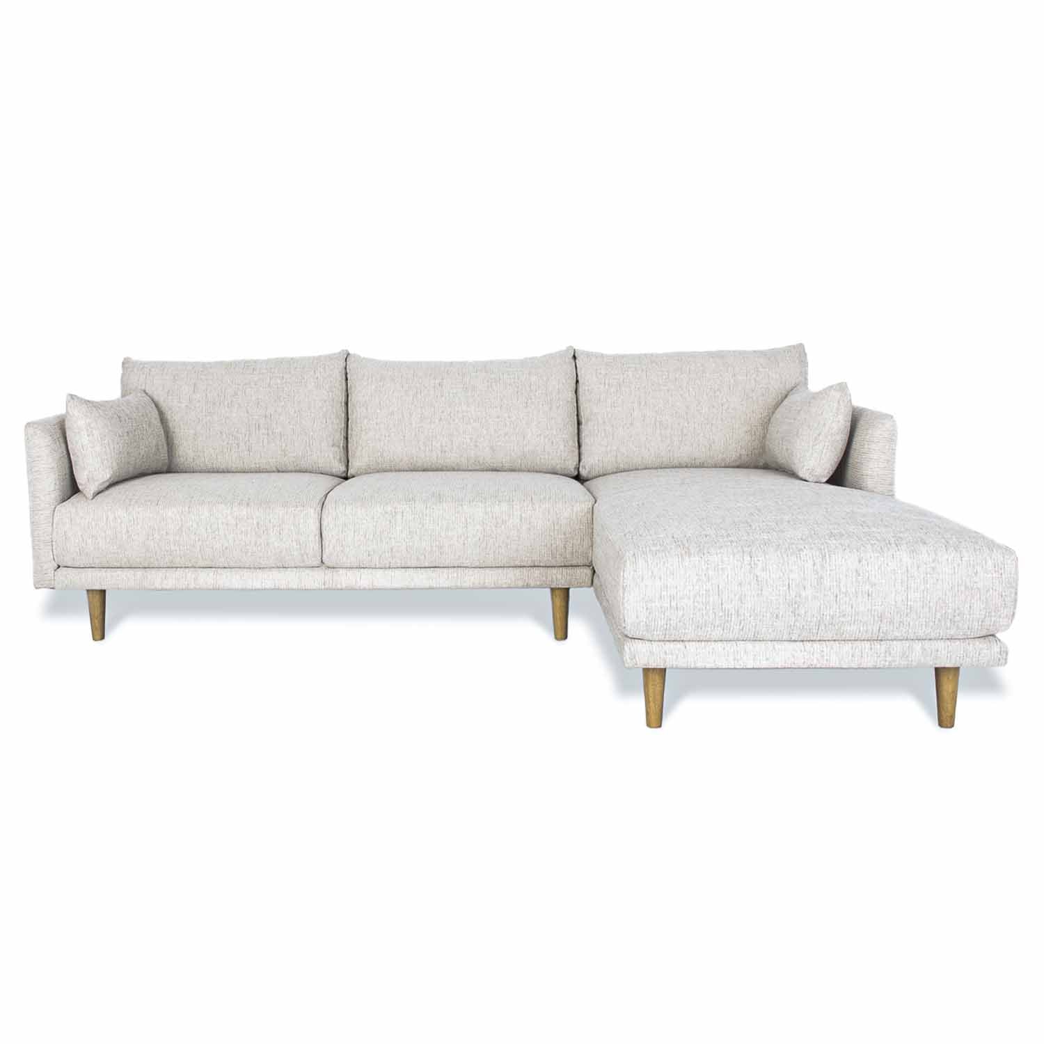 Online Warehouse Sale Marie Fabric Right Side Facing Chaise Lounge in Dublin Natural