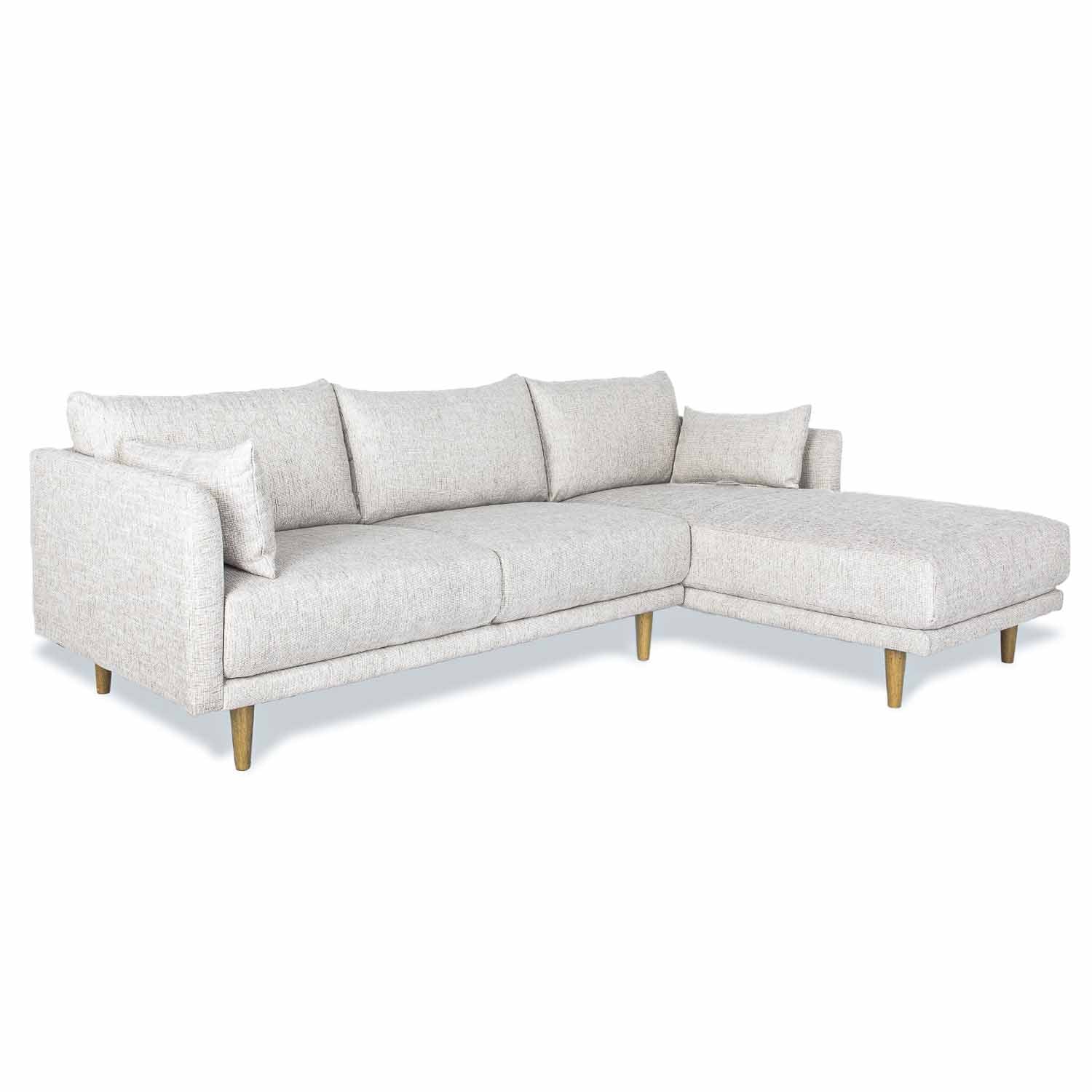 Online Warehouse Sale Marie Fabric Right Side Facing Chaise Lounge in Dublin Natural