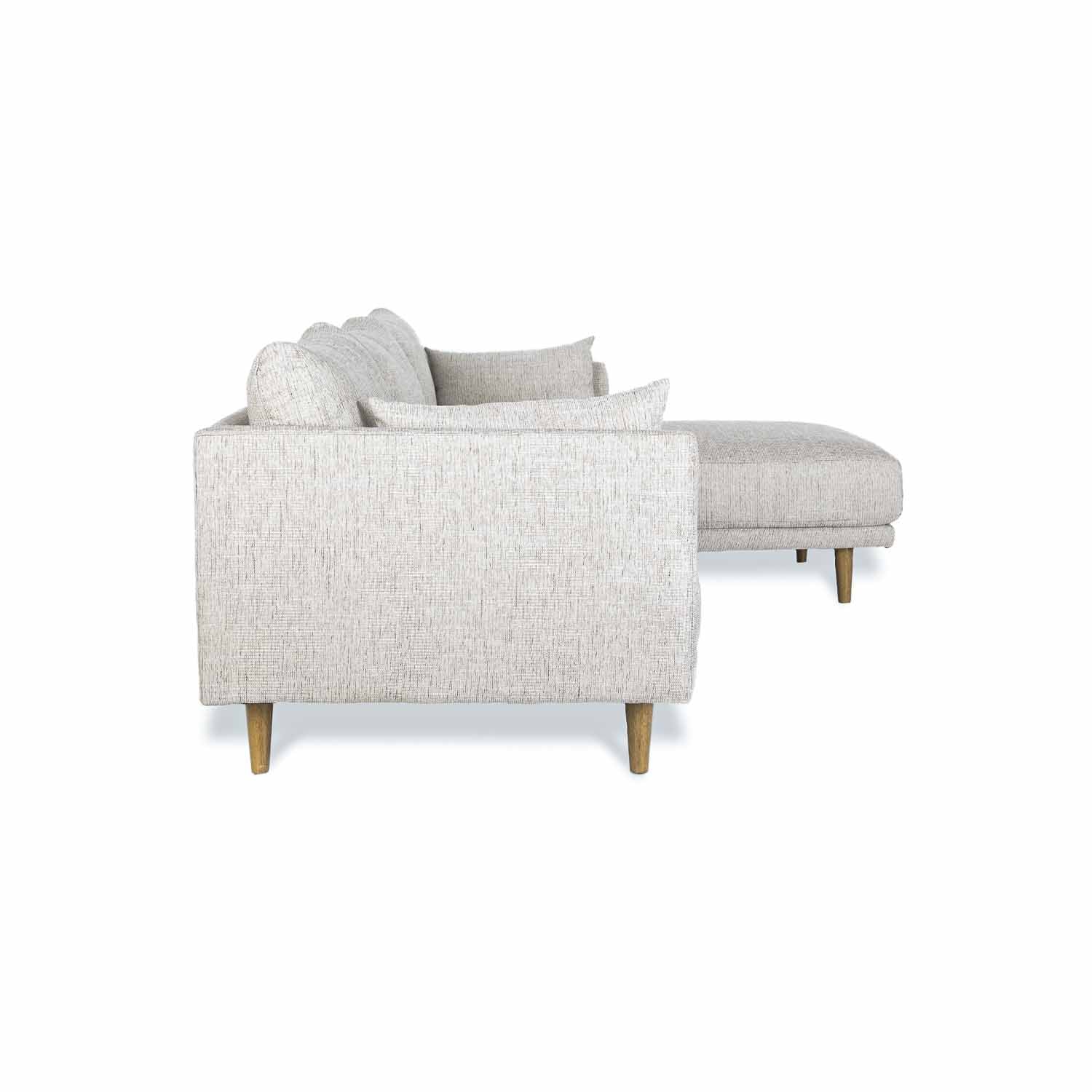 Online Warehouse Sale Marie Fabric Right Side Facing Chaise Lounge in Dublin Natural