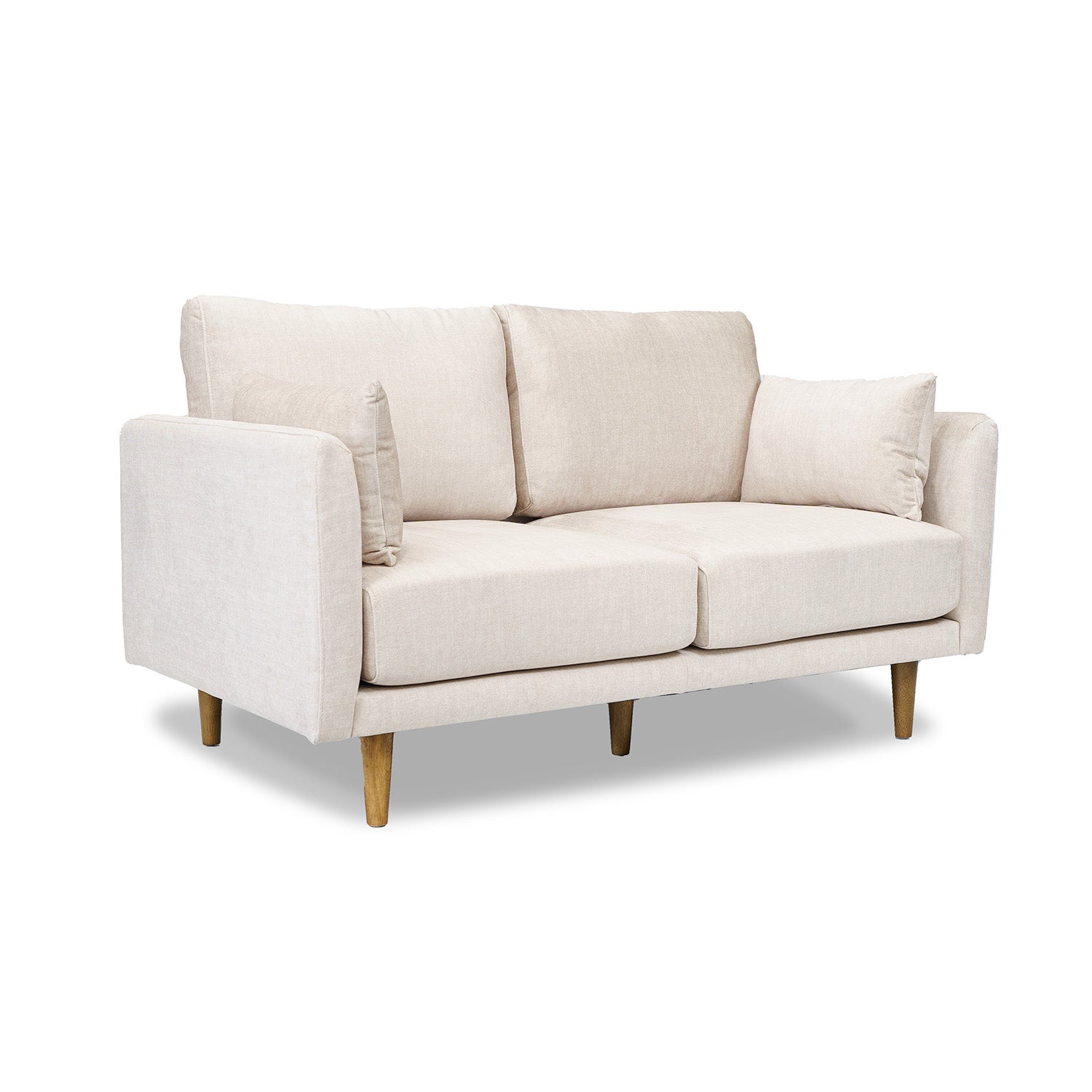 Online Warehouse Sale Marie Vogue Velvet 2 Seat Sofa in Vogue Cream