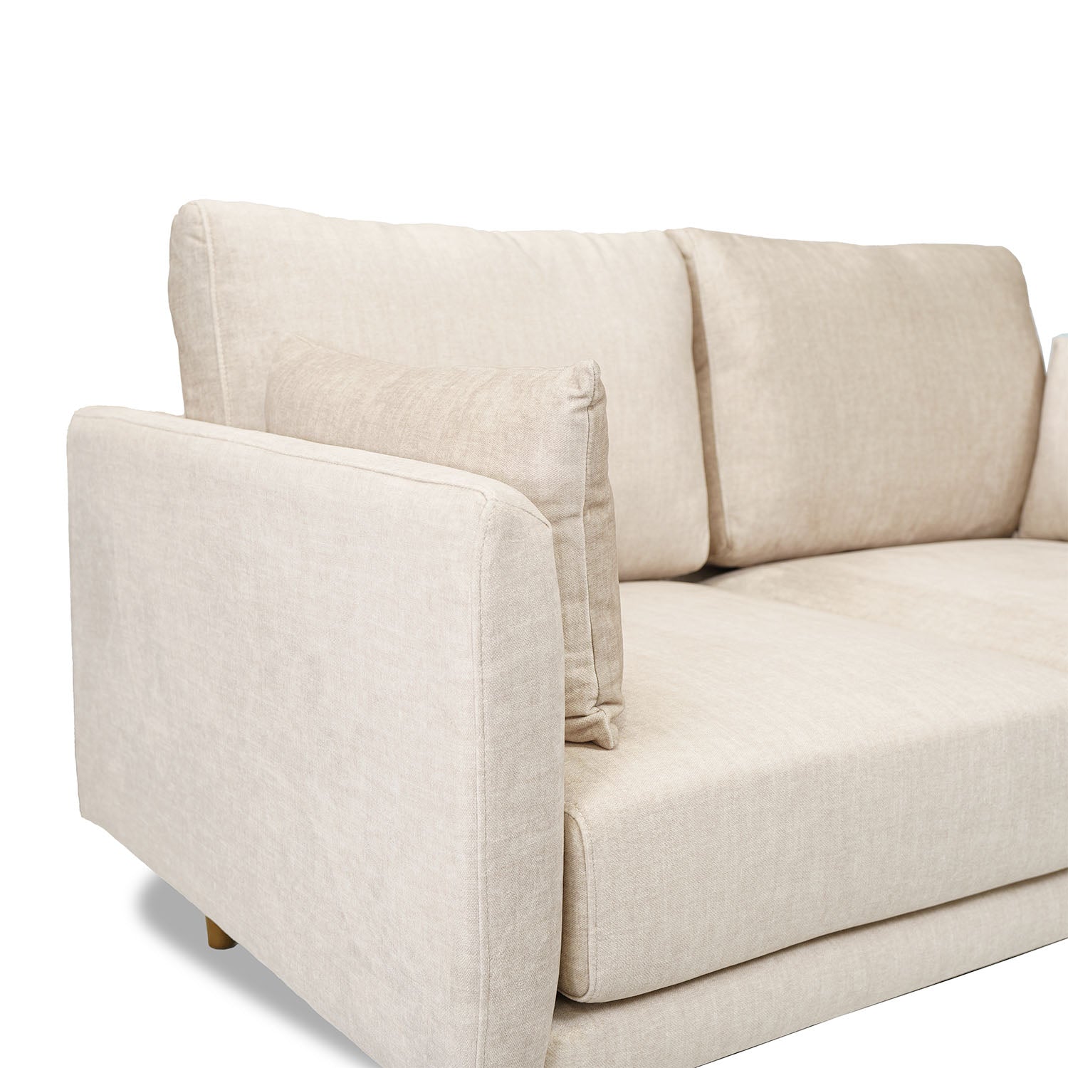 Online Warehouse Sale Marie Vogue Velvet 2 Seat Sofa in Vogue Cream