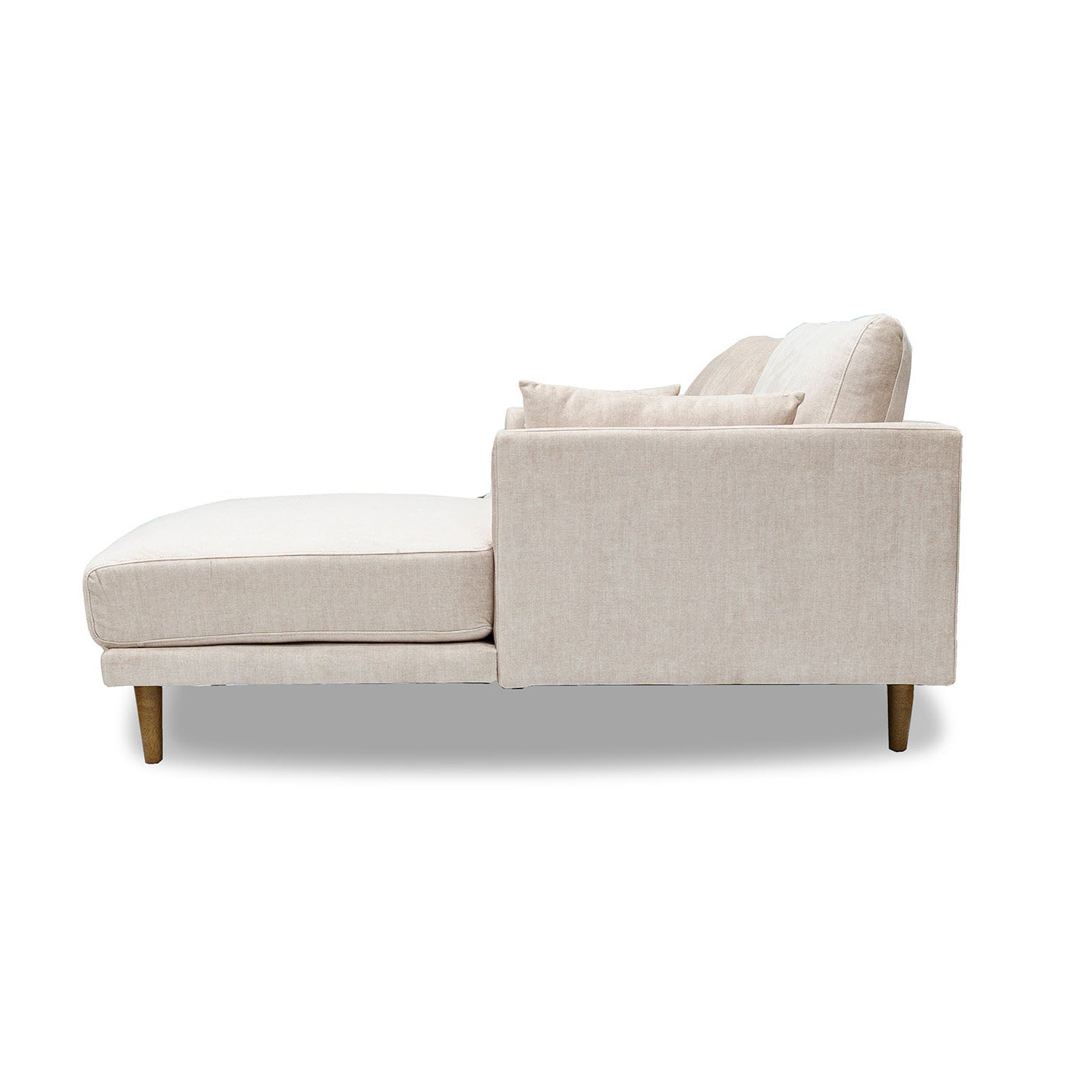 Online Warehouse Sale Marie Vogue Velvet Right Side Facing Chaise Lounge in Vogue Cream