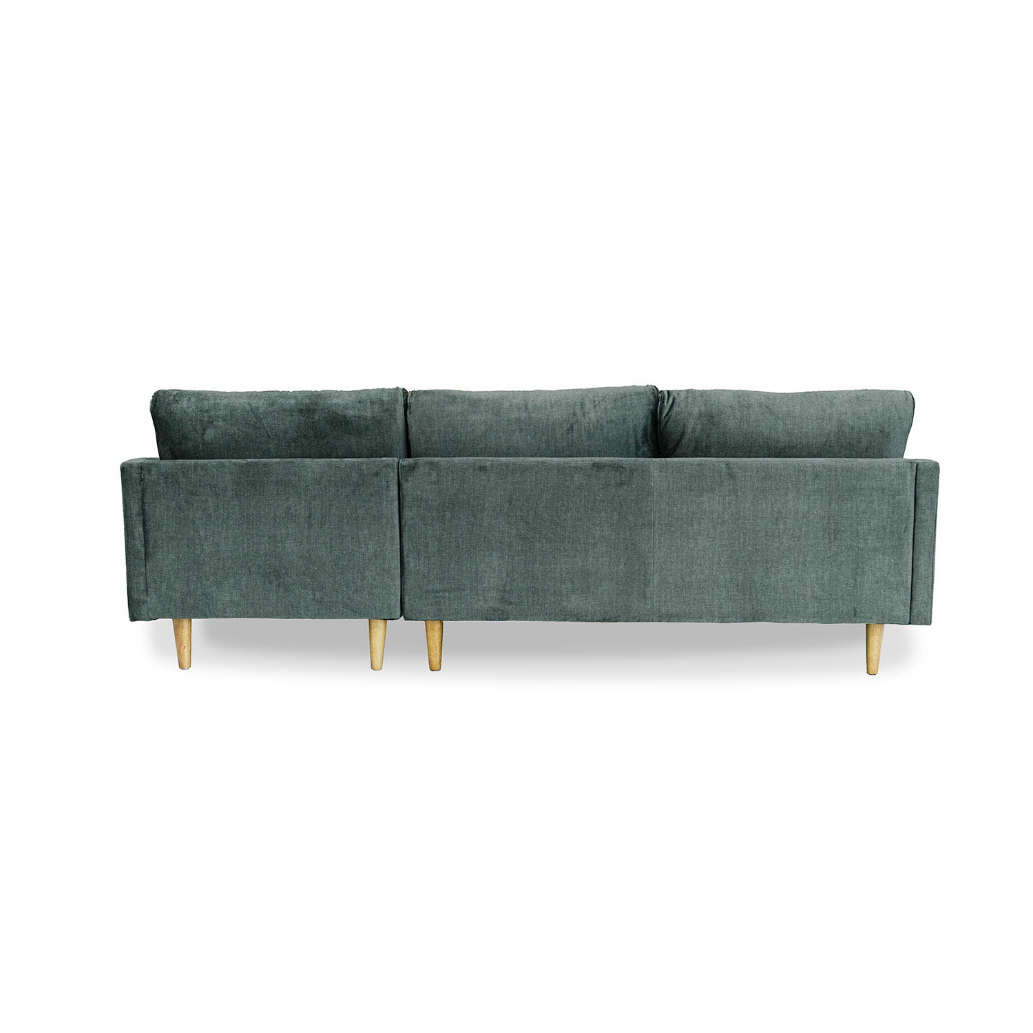 Online Warehouse Sale Marie Vogue Velvet Right Side Facing Chaise Lounge in Vogue Moss