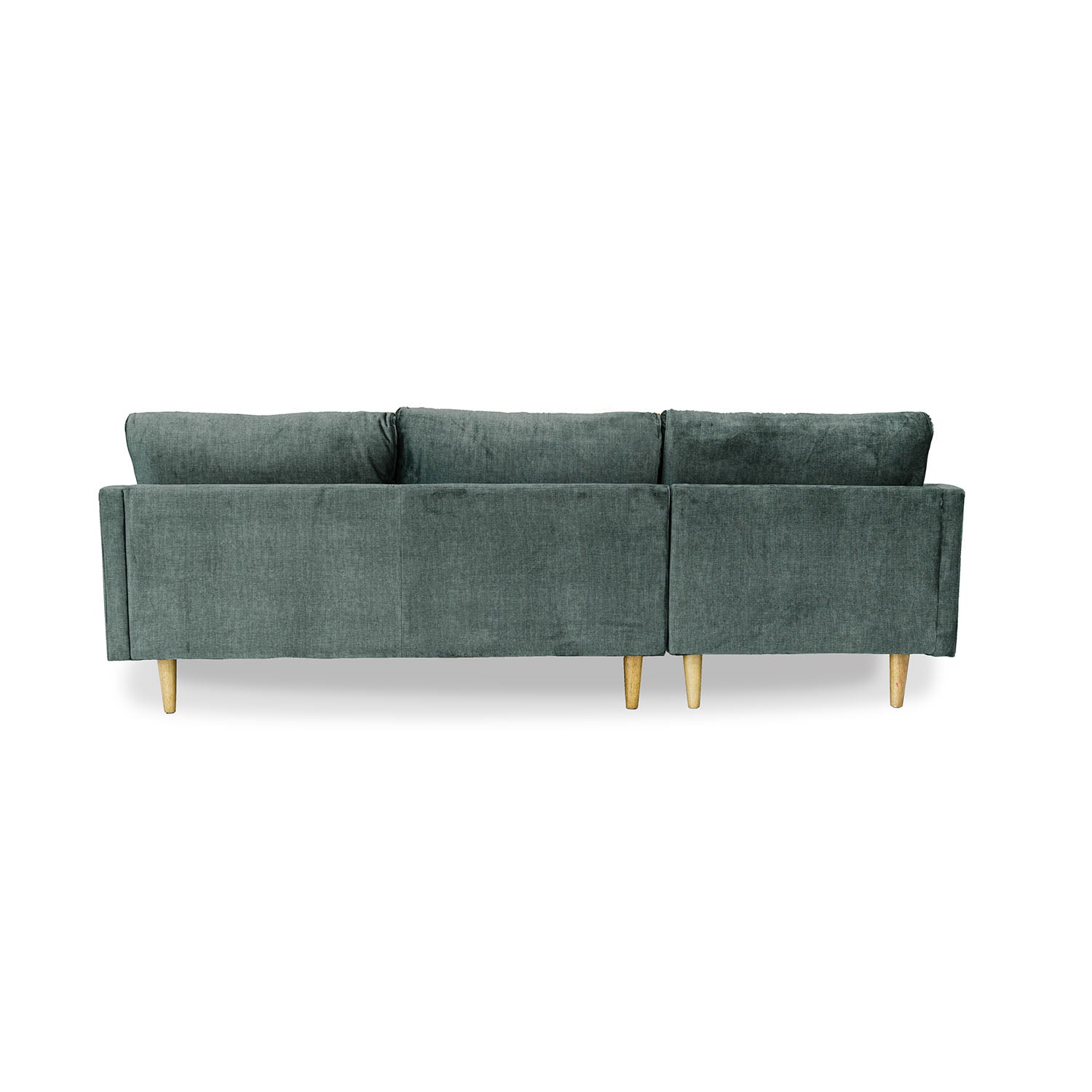 Online Warehouse Sale Marie Vogue Velvet Left Side Facing Chaise Lounge in Vogue Moss