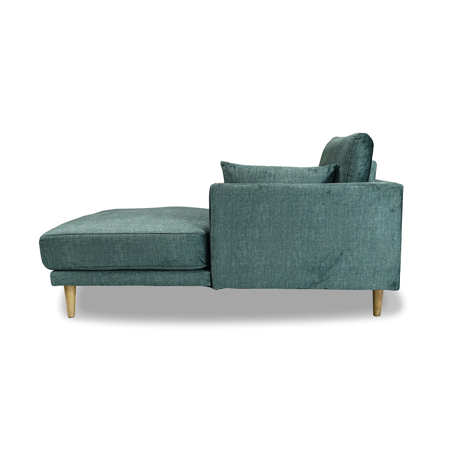 Online Warehouse Sale Marie Vogue Velvet Right Side Facing Chaise Lounge in Vogue Moss