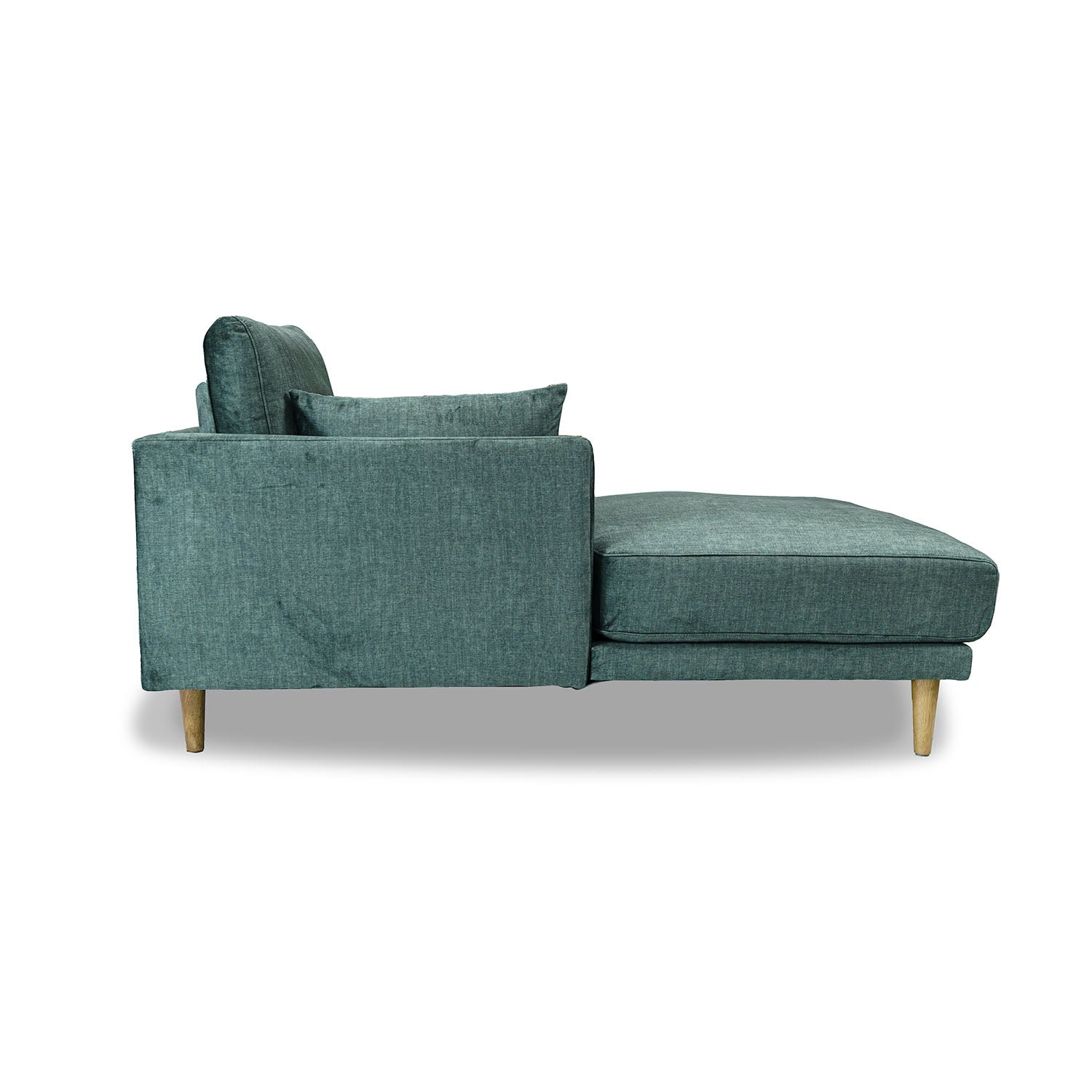 Online Warehouse Sale Marie Vogue Velvet Left Side Facing Chaise Lounge in Vogue Moss