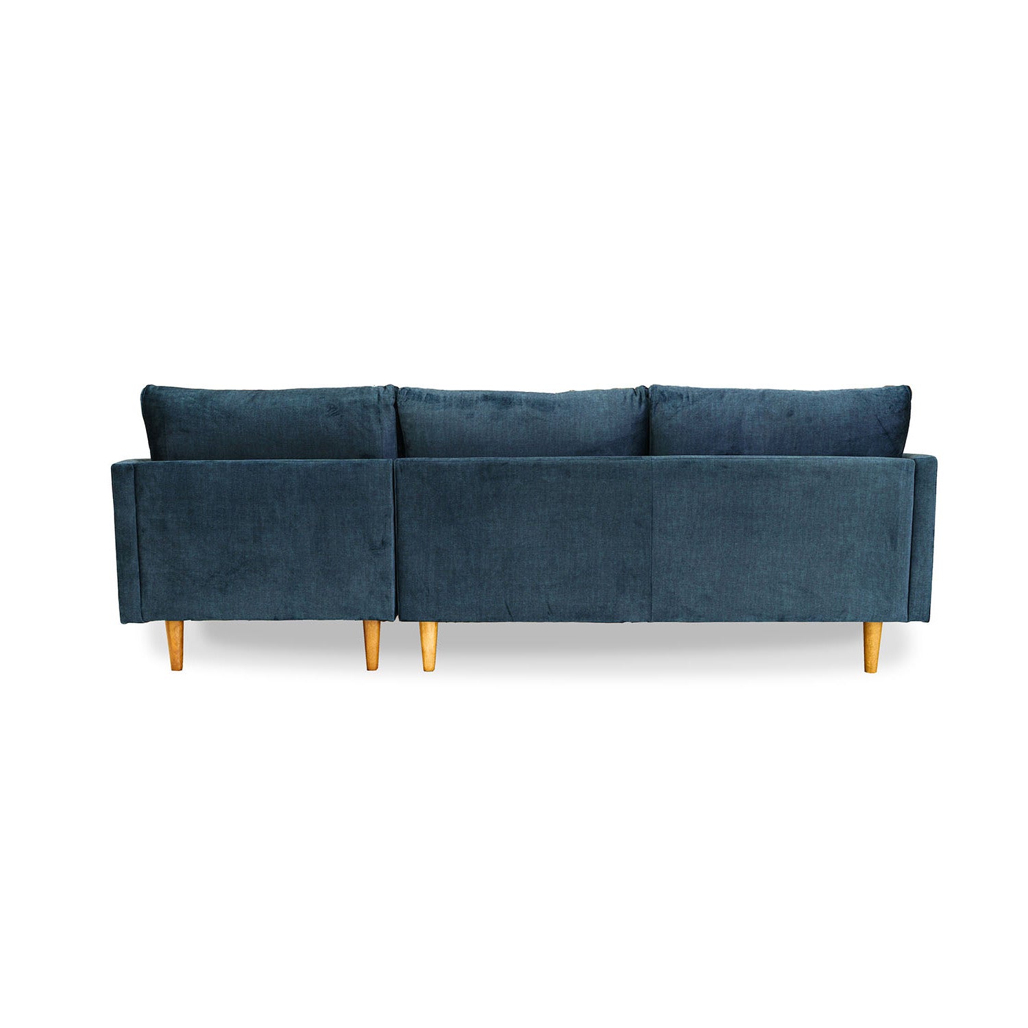 Online Warehouse Sale Marie Vogue Velvet Right Side Facing Chaise Lounge in Vogue Ocean