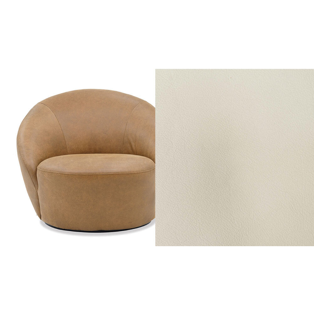 Daisy Leather Swivel Chair