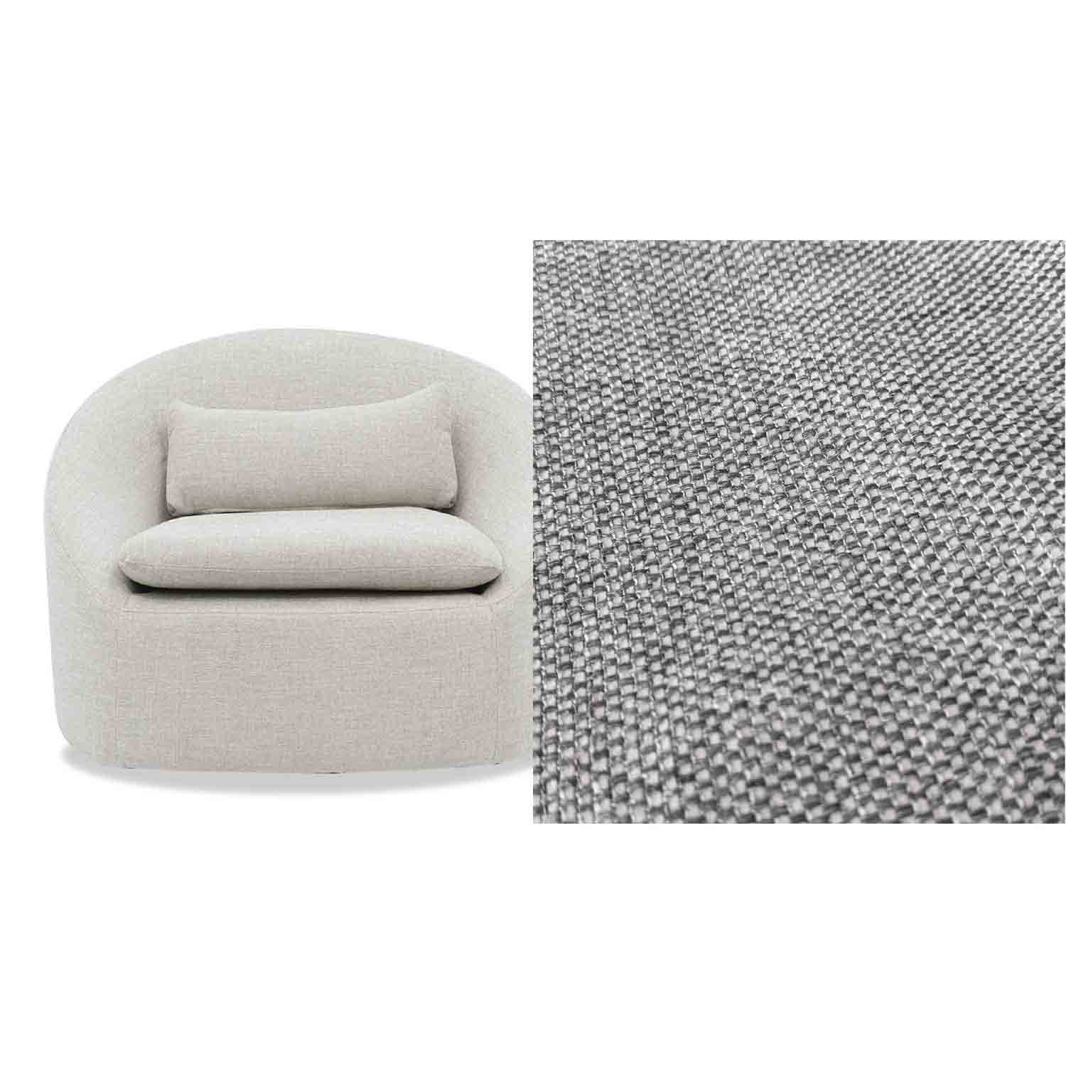 Ella Fabric Swivel Chair