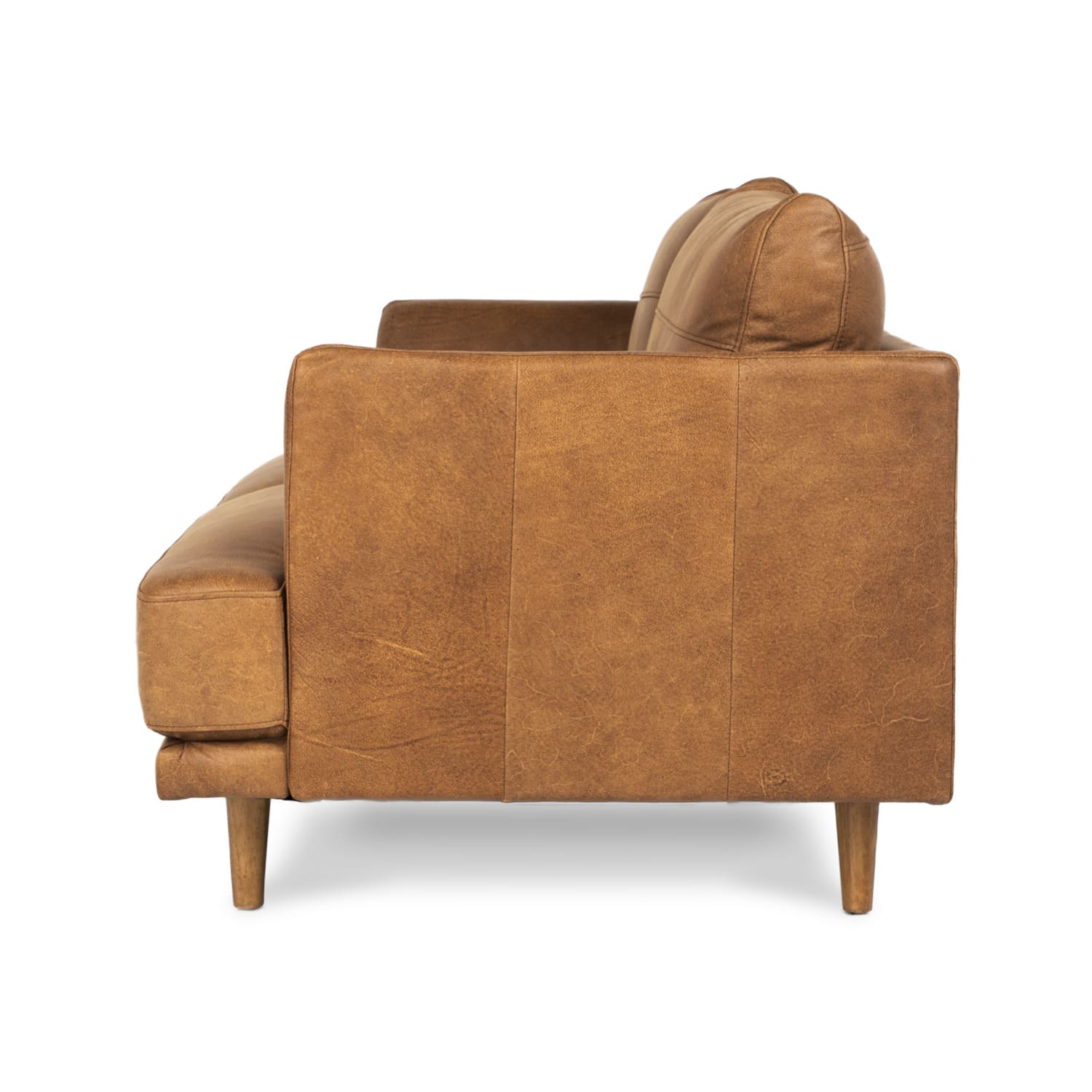 Online Warehouse Sale Ruby Leather 2 Seat Sofa in Brumby Natural