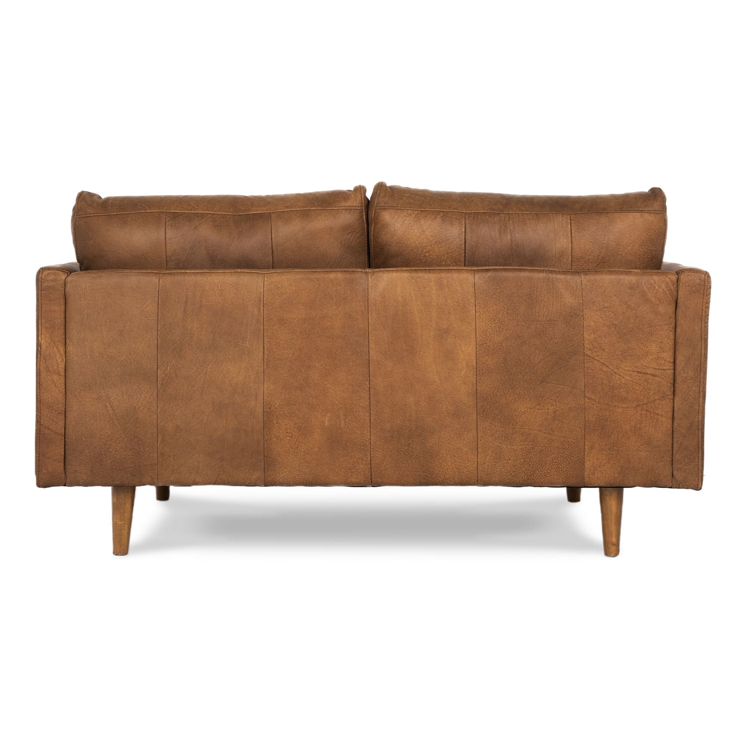 Online Warehouse Sale Ruby Leather 3 Seat Sofa in Brumby Natural