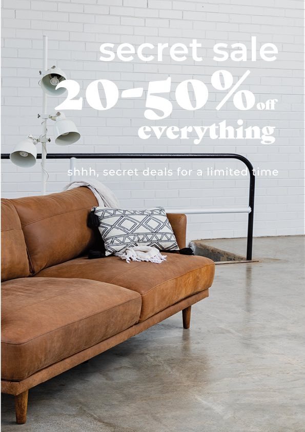 Tan leather online sofa sale