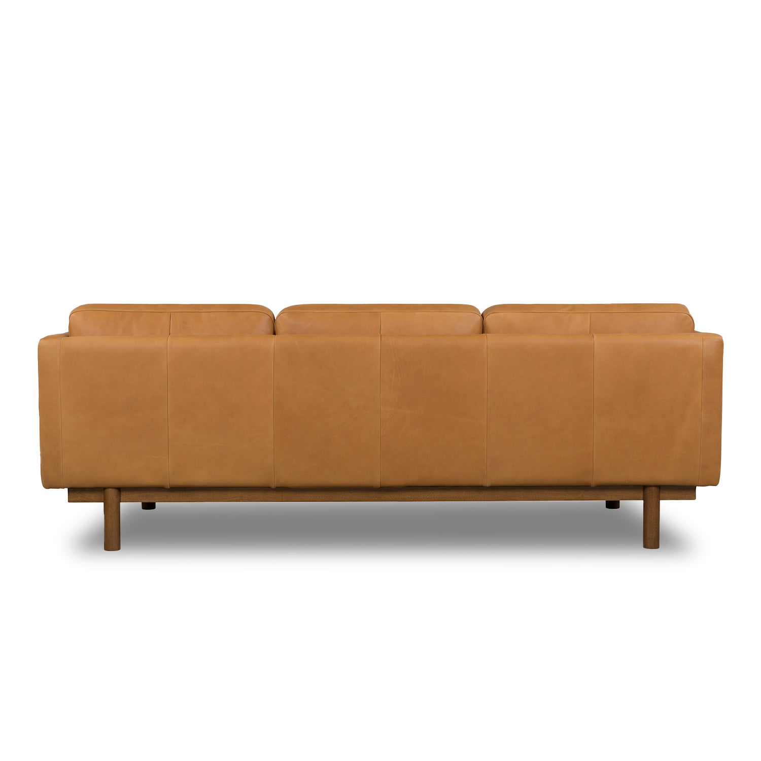 Strada Leather 3 Seat Sofa