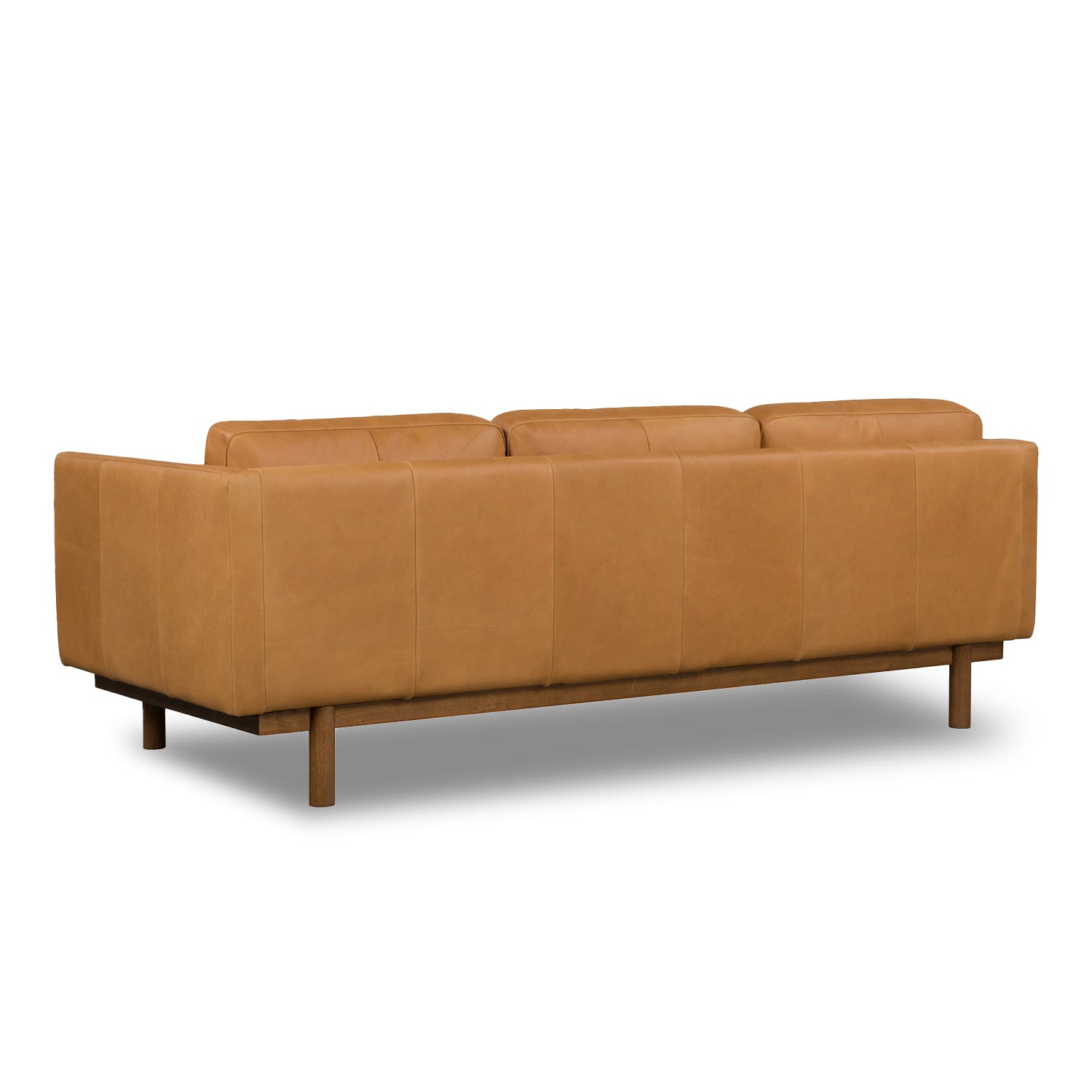 Strada Leather 3 Seat Sofa