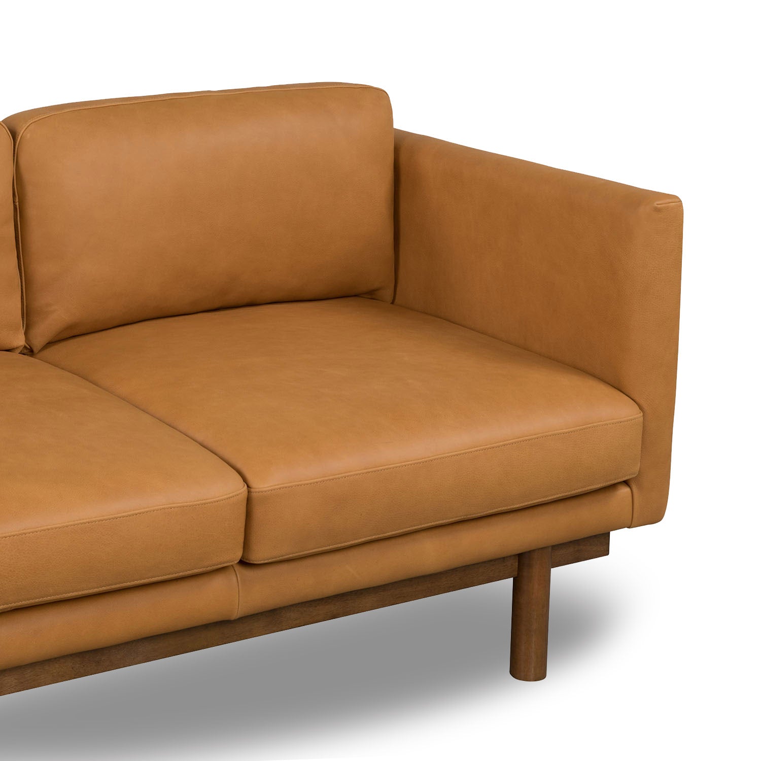 Strada Leather 3 Seat Sofa