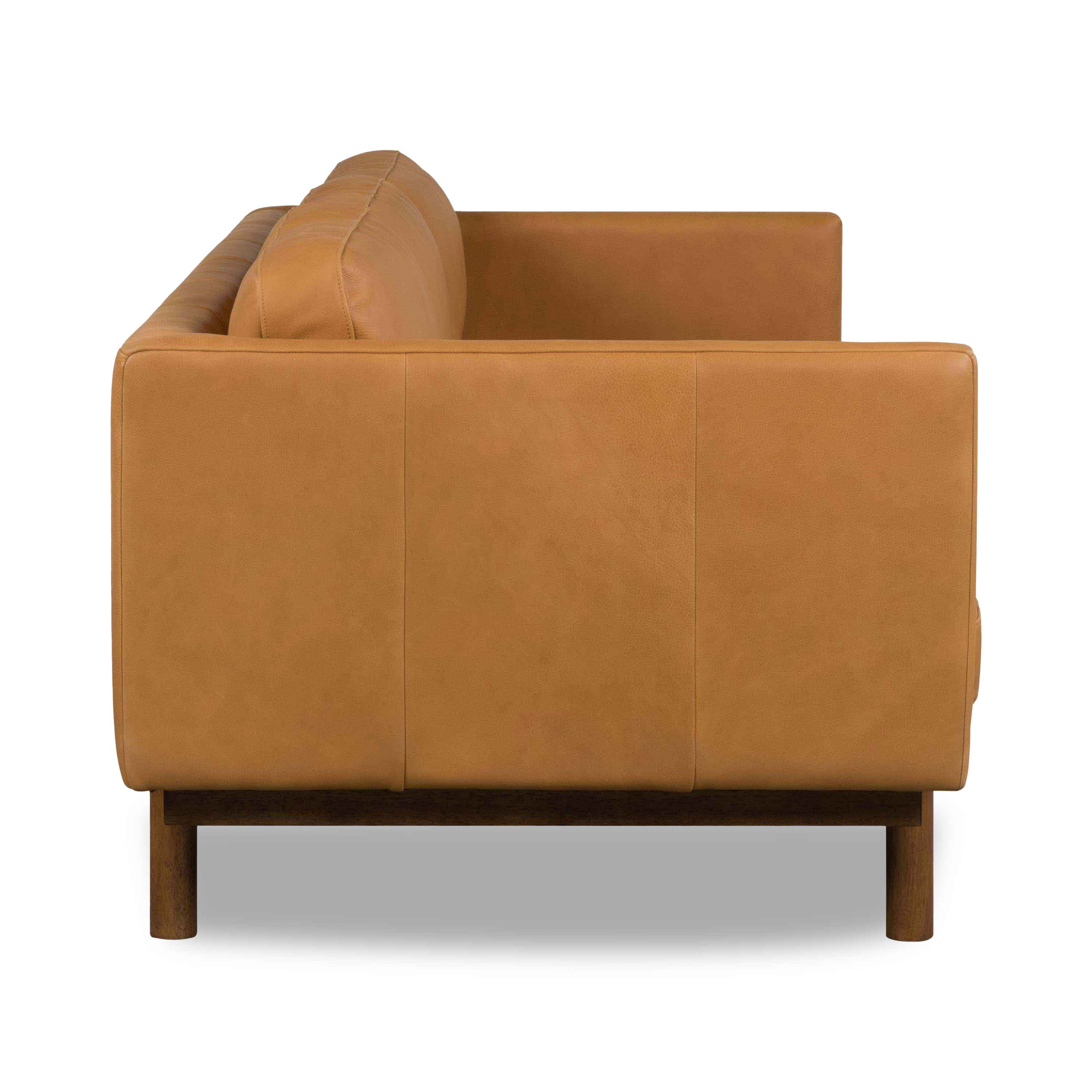 Strada Leather 3 Seat Sofa