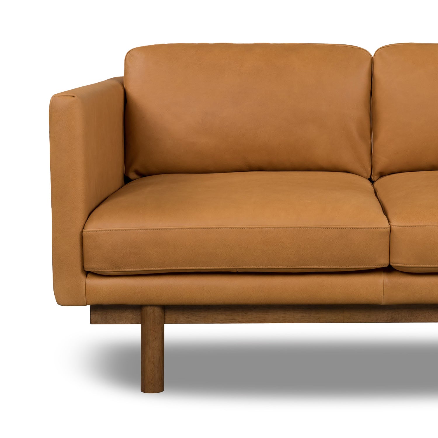 Strada Leather 3 Seat Sofa